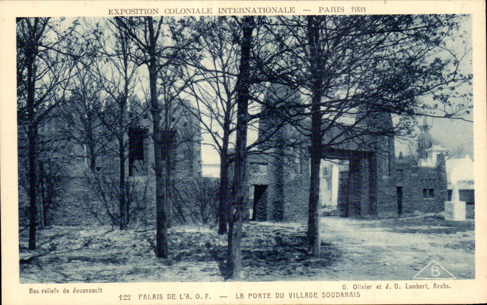 CPA Paris Exposition coloniale internationale 1931 Palais de l AOF La porte du village soudanais