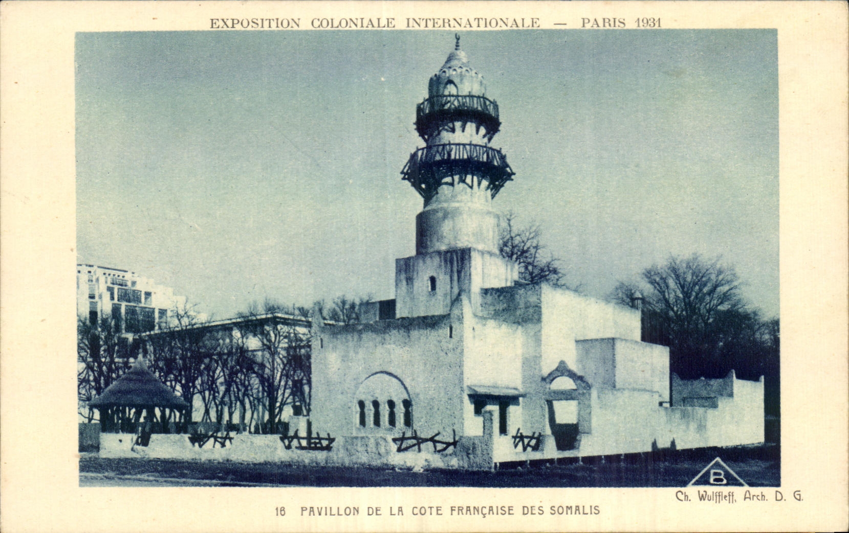 CPA Paris Exposition coloniale internationale 1931 Pavillon de la Cote Francaise des Somalis 