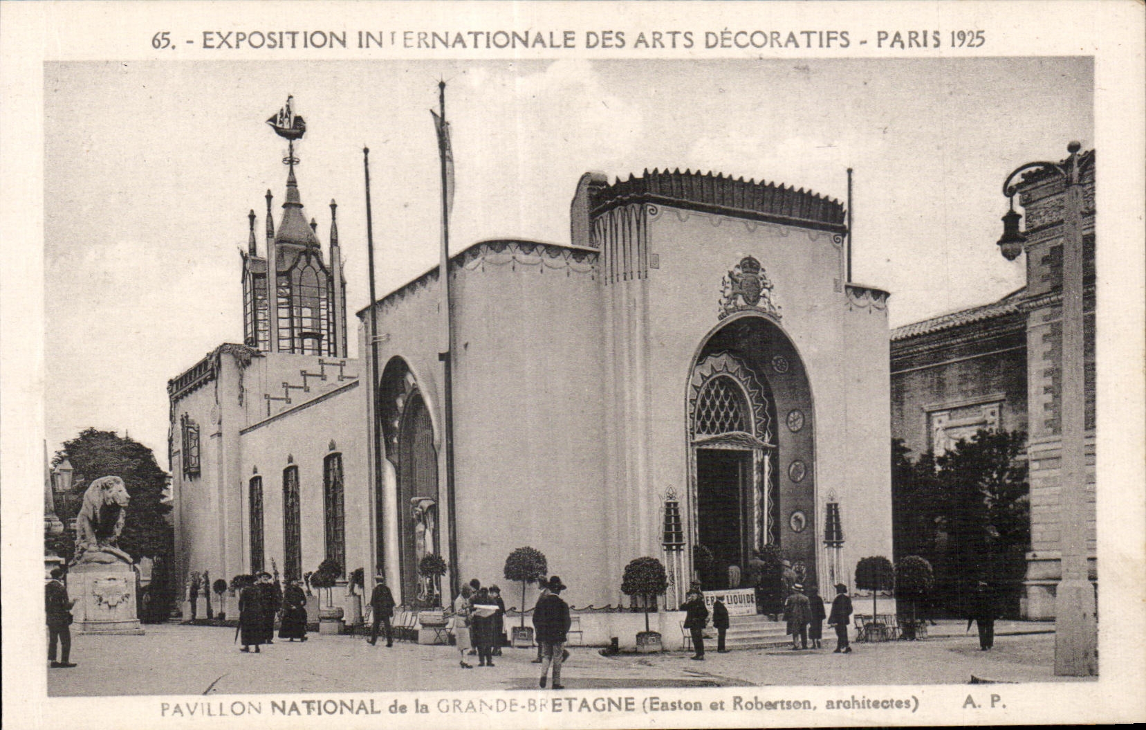 CPA Paris Fair of decorative Arts Paris 1925 national House of the United Kingdom