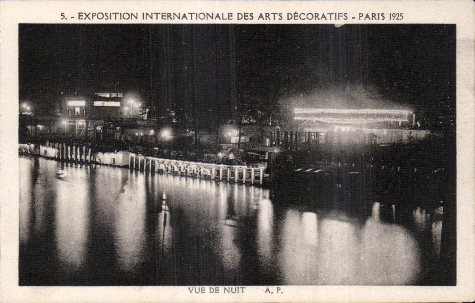 CPA Paris Exposition des Arts decoratifs Paris 1925 Vue de nuit