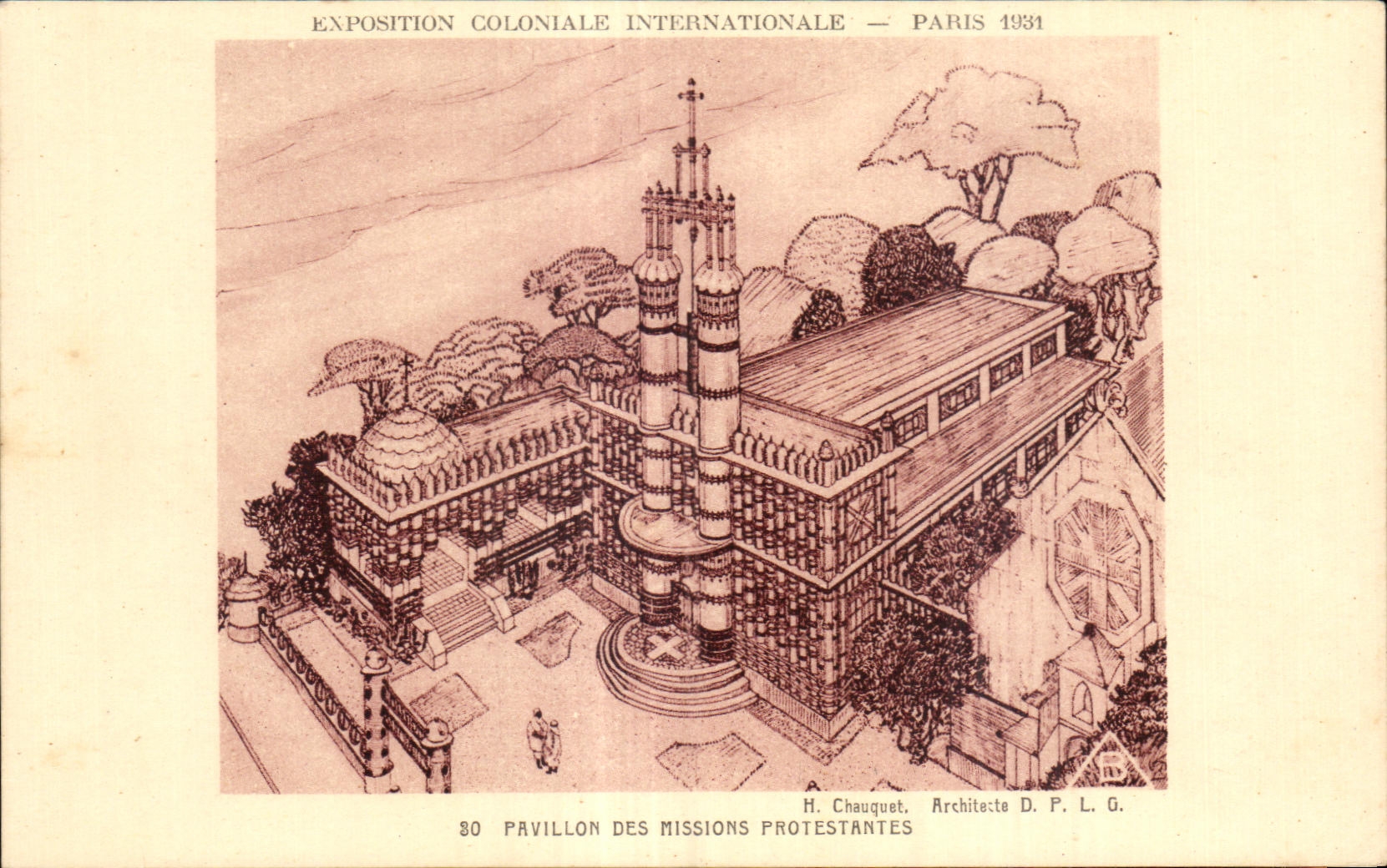 CPA Exposition coloniale internationale Paris 1931 Pavillon des Missions protestantes