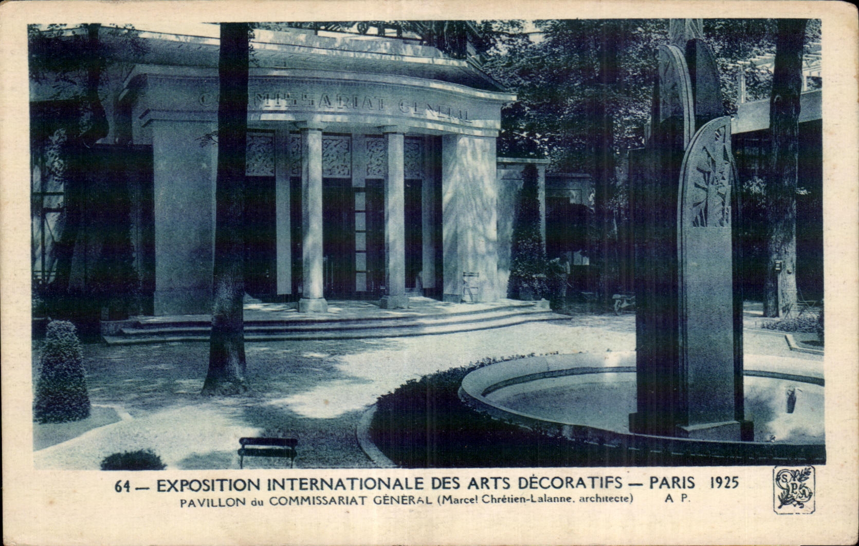 CPA Exposition internationale des Arts decoratifs Paris 1925 Pavillon du commissariat general