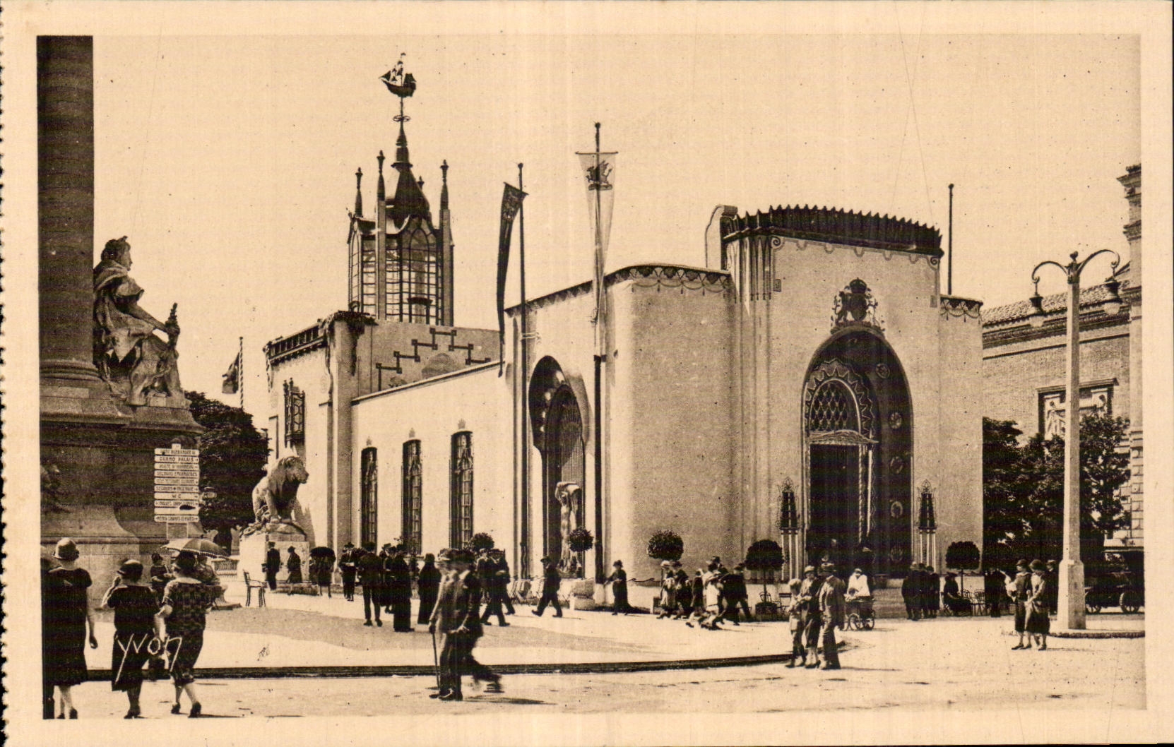 CPA Fair international of decorative Arts Paris 1925 House of the United Kingdom Robertson