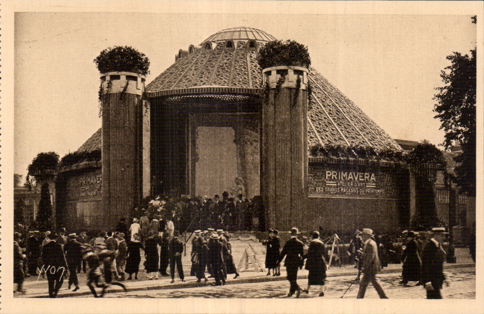 CPA Exposition internationale des Arts decoratifs Paris 1925 Primavera Grands magasins du Printemps