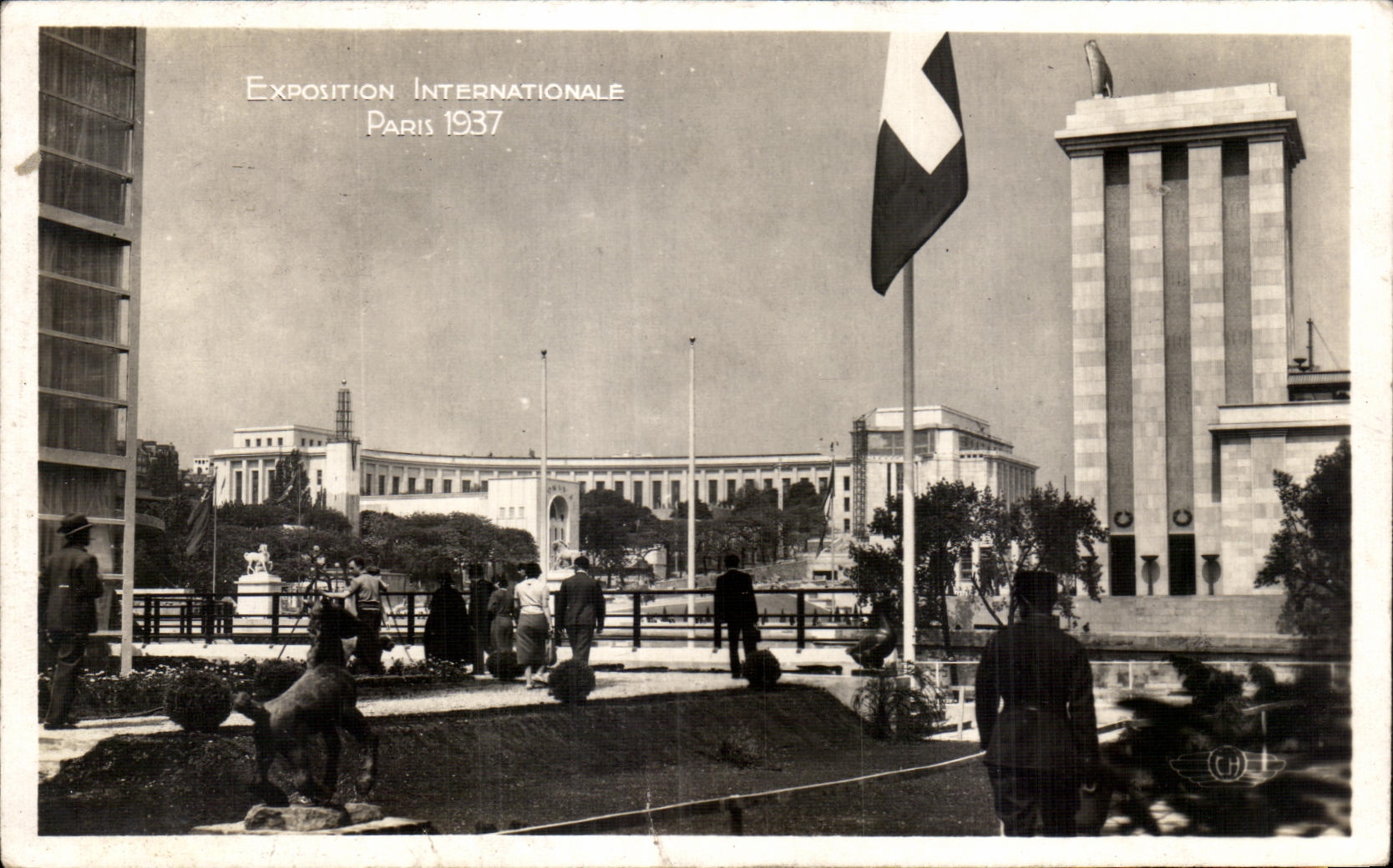 CPA Exposition internationale Paris 1937 Vue generale du pavillon de la Suisse