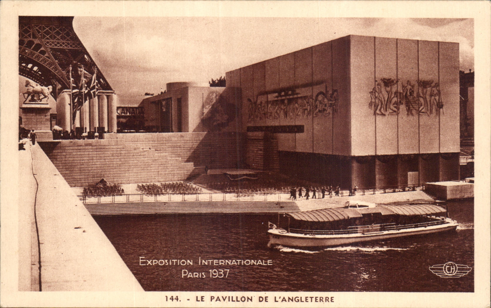 CPA Exposition internationale Paris 1937 Le pavillon de l Angleterre