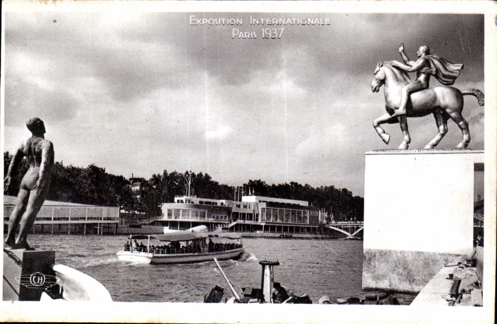 CPA Exposition Internationale Paris 1937 vue d ensemble prise du pavillon de l italie