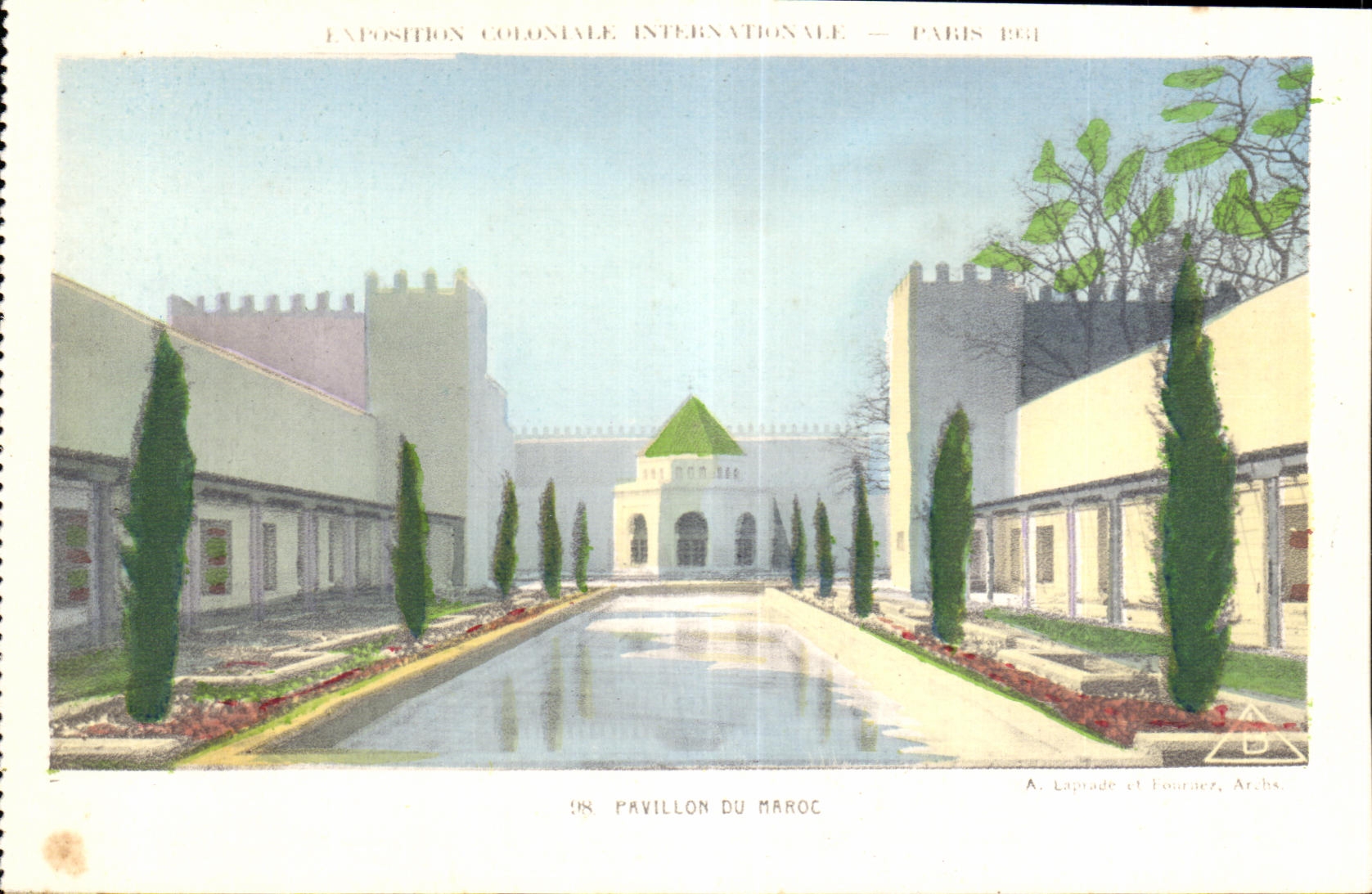 CPA Exposition Coloniale Internationale Paris Pavillon du maroc