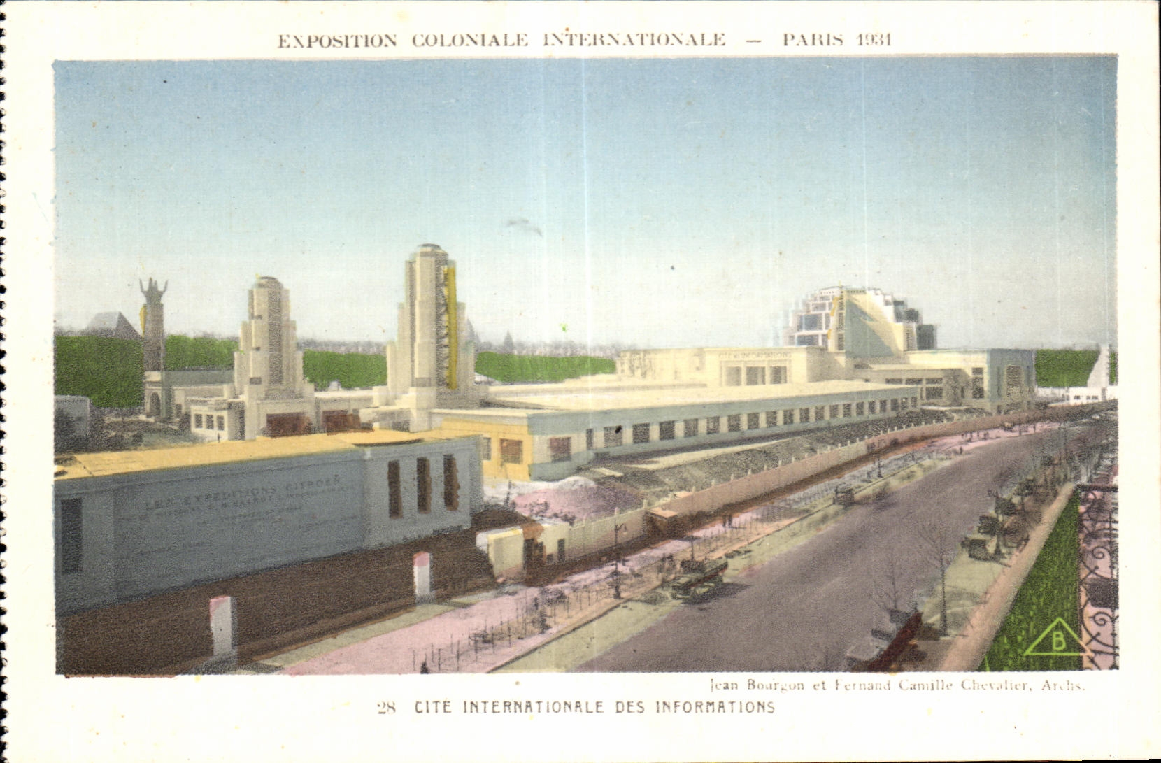 CPA Exposition Coloniale Internationale Paris cite internationale des informations