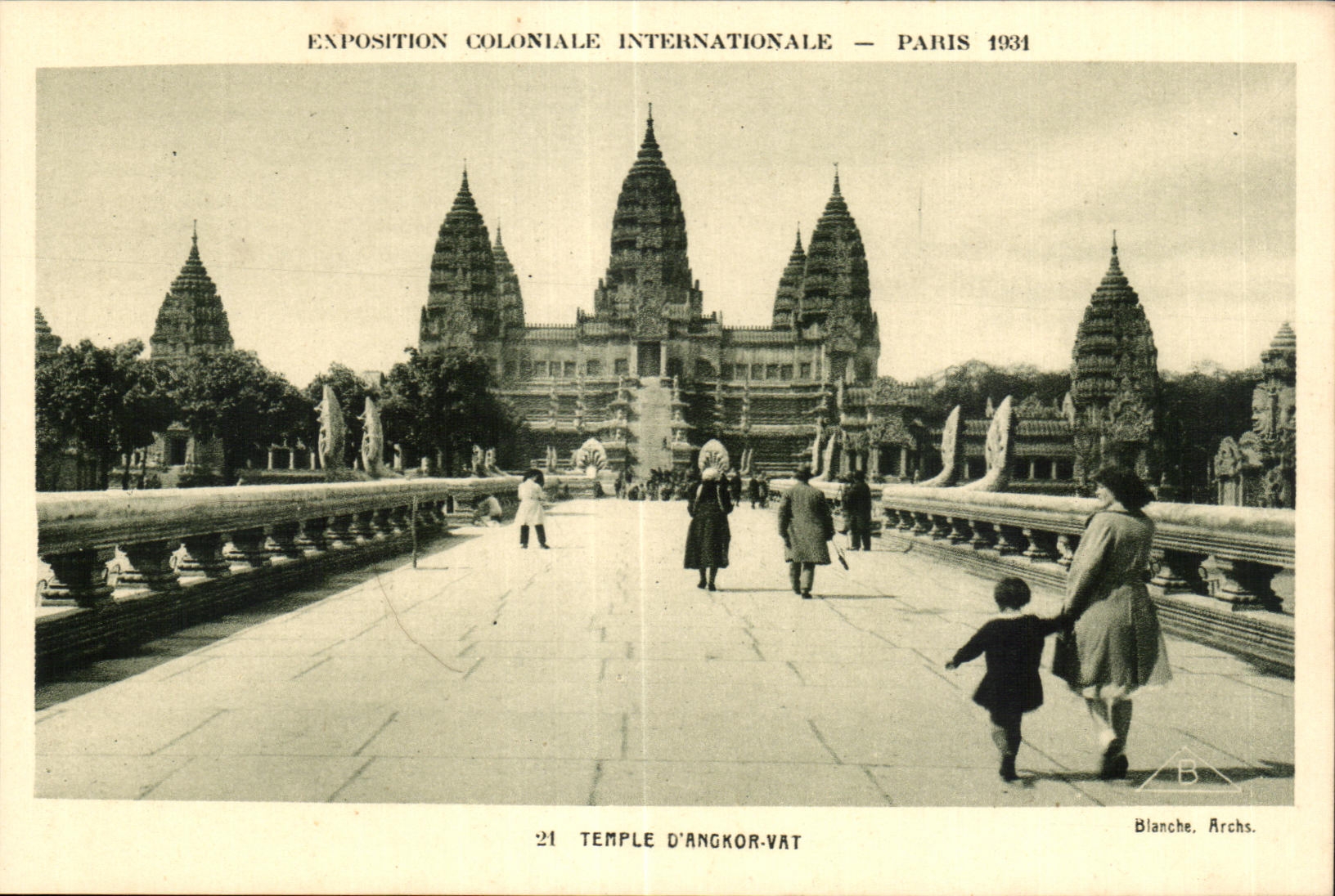 CPA Exposition Coloniale Internationale Paris 1931 Temple d Angkor Vat