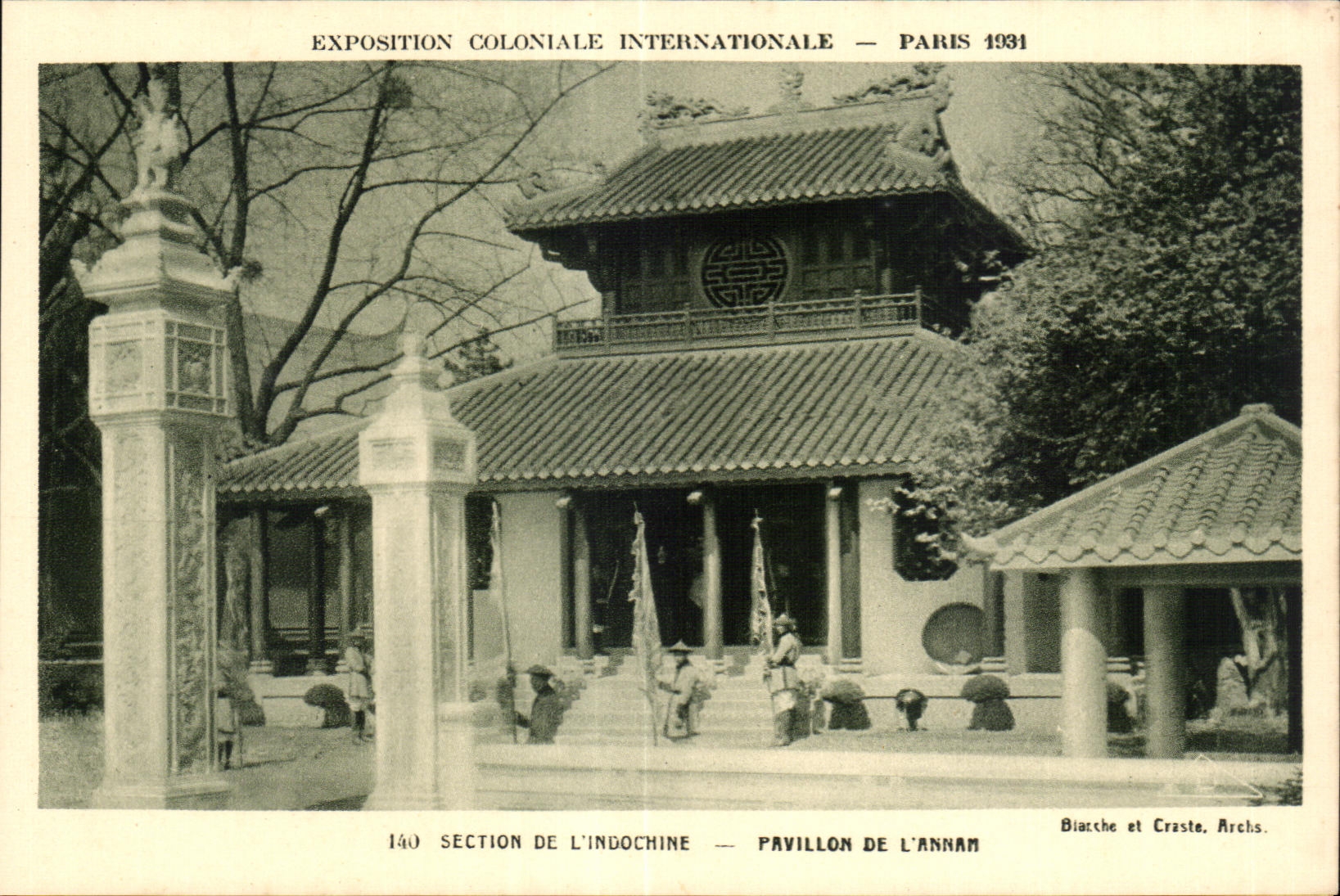 CPA Exposition Coloniale Internationale Paris 1931 Section de L Indochine Pavillon de l Annam