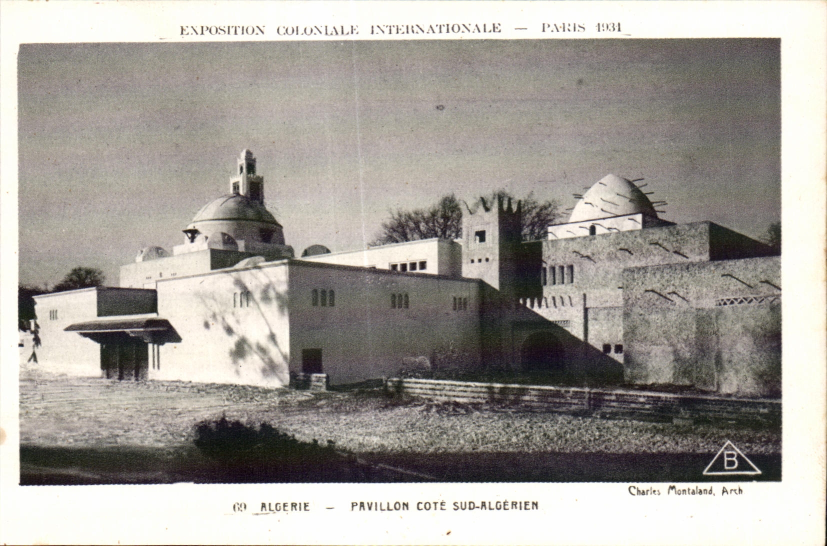 CPA Exposition Coloniale Internationale Paris 1931 Algerie Pavillon Cote sue Algerien