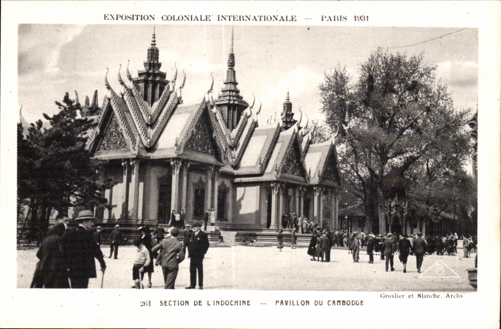 CPA Exposition Coloniale Internationale Paris 1931 Section de L Indochine Pavillon du Cambodge