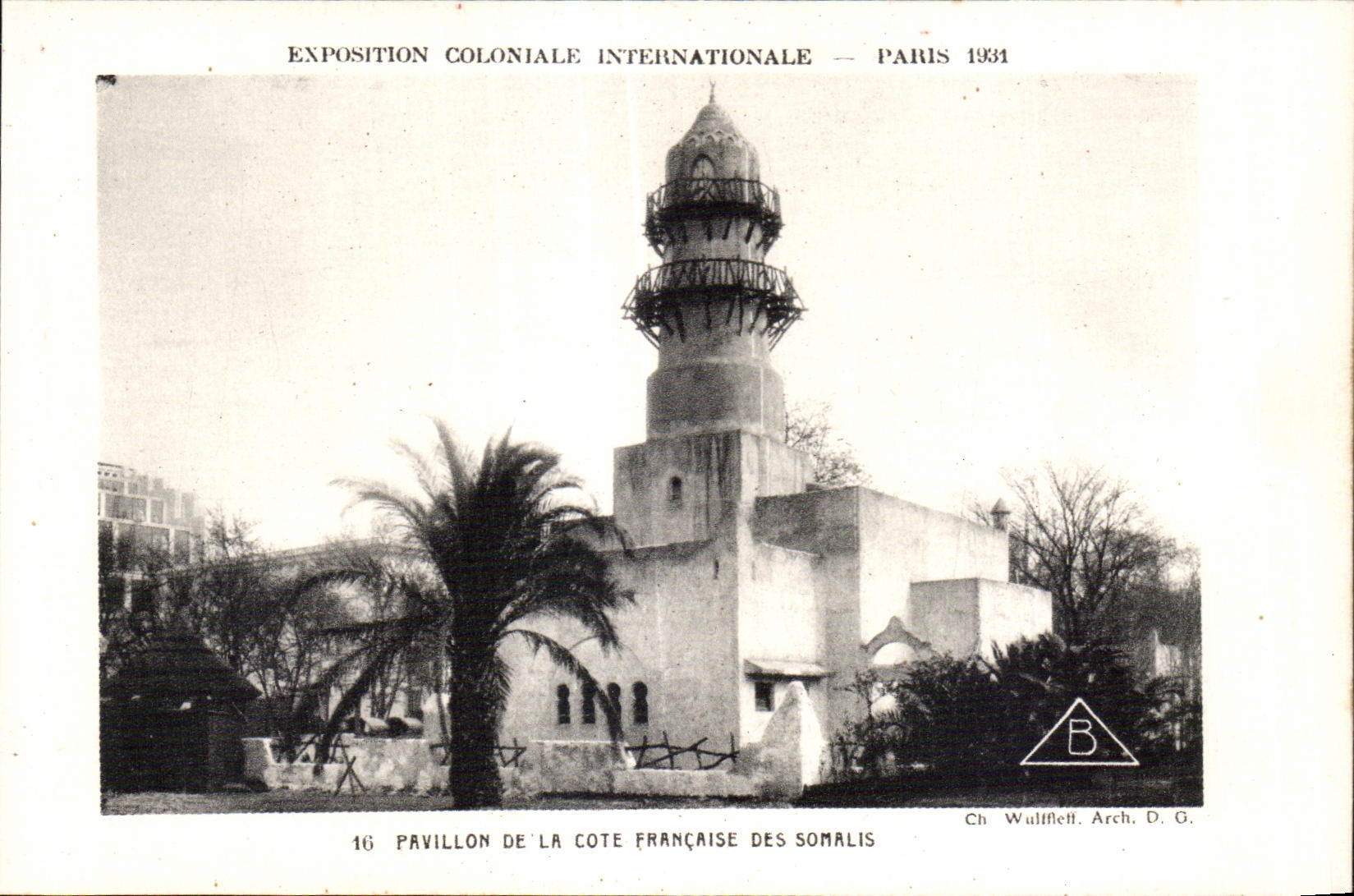 CPA Exposition Coloniale Internationale Paris 1931 Pavillon de la cote Francaise des Somalis