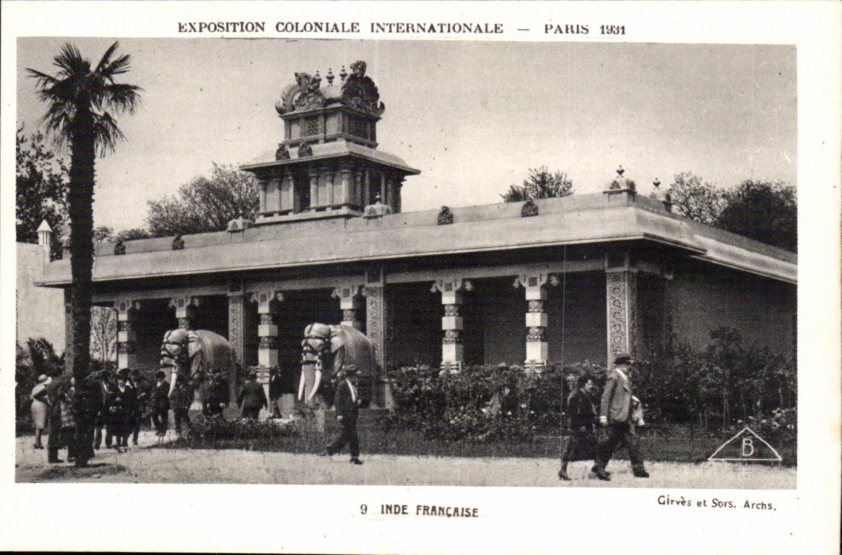 CPA Exposition Coloniale Internationale Paris 1931 Inde Francaise Elephant