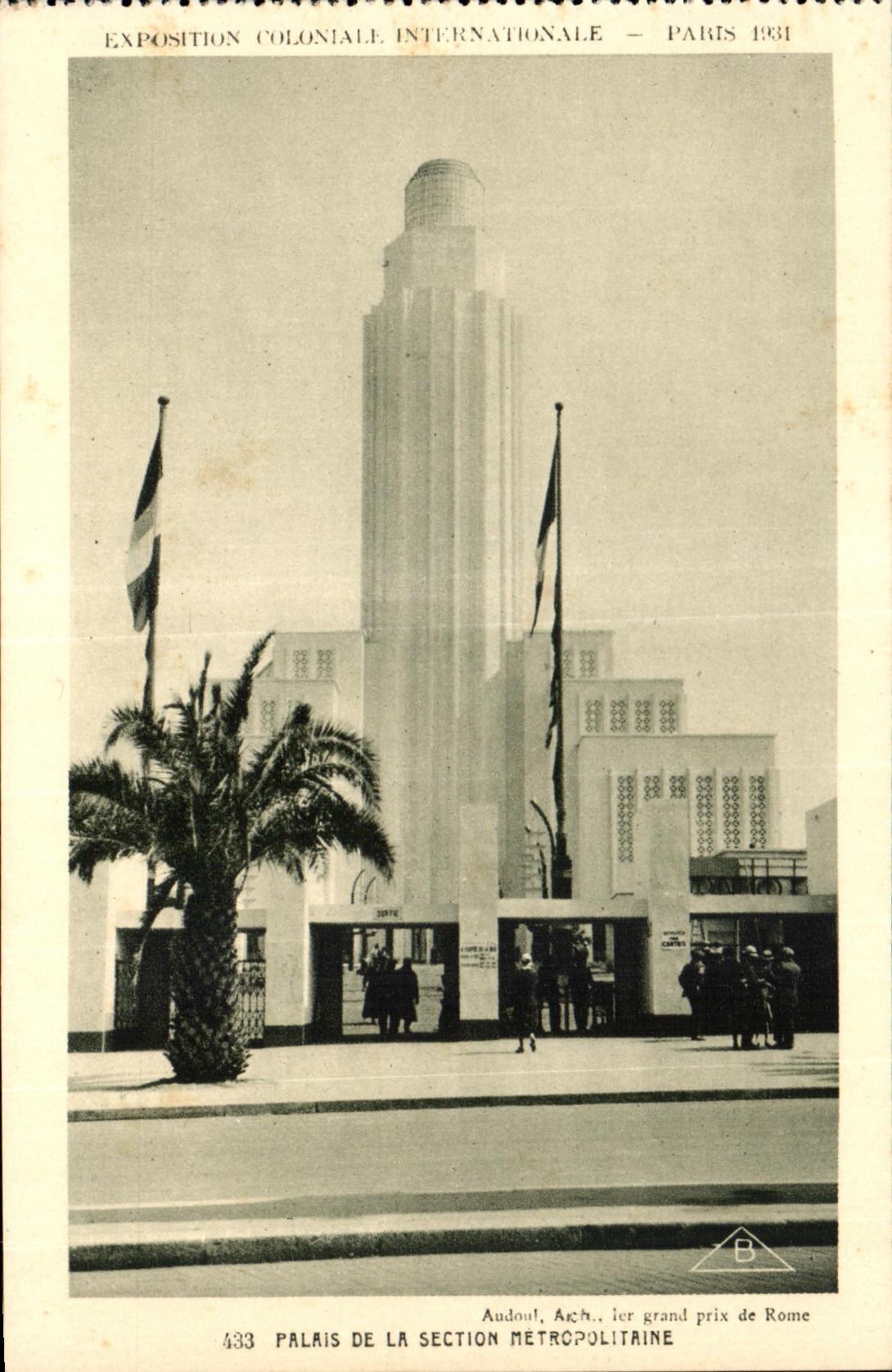 CPA Exposition Coloniale Internationale Paris 1931 Palais De La Section Metropolitaine