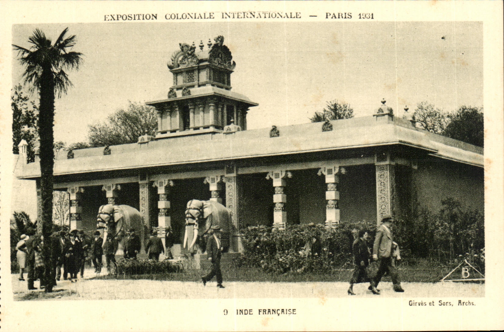 CPA Exposition Coloniale Internationale Paris 1931 Inde Francaise Elephant 