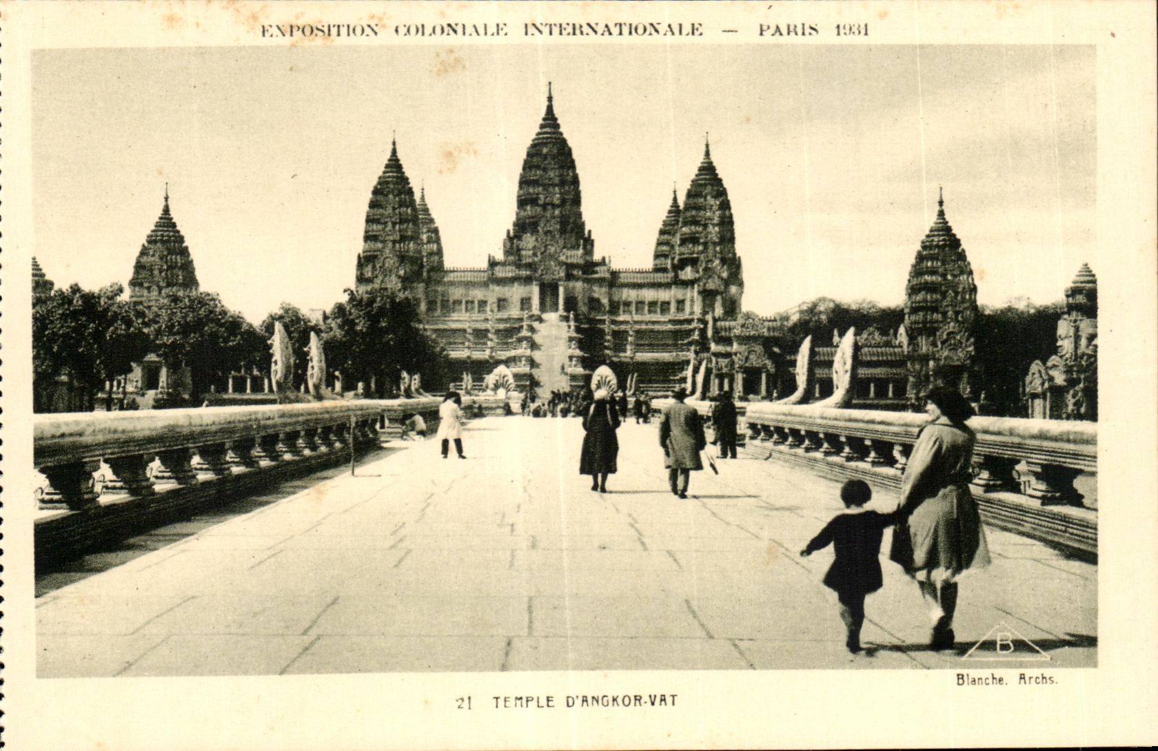 CPA Exposition Coloniale Internationale Paris 1931 Temple d Angror vat