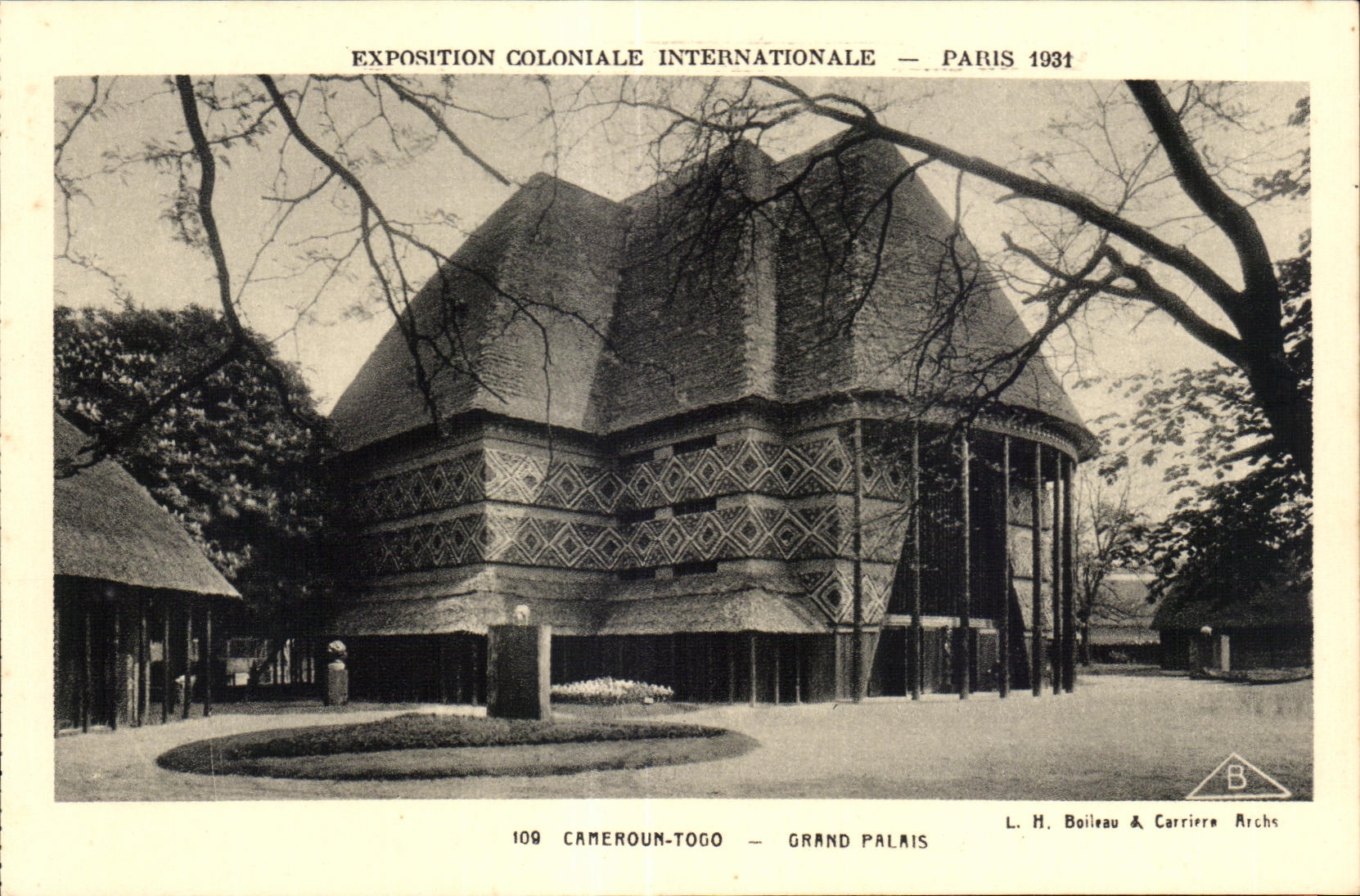 CPA Exposition coloniale Internationale Paris 1931 Cameroun Togo Grand Palais
