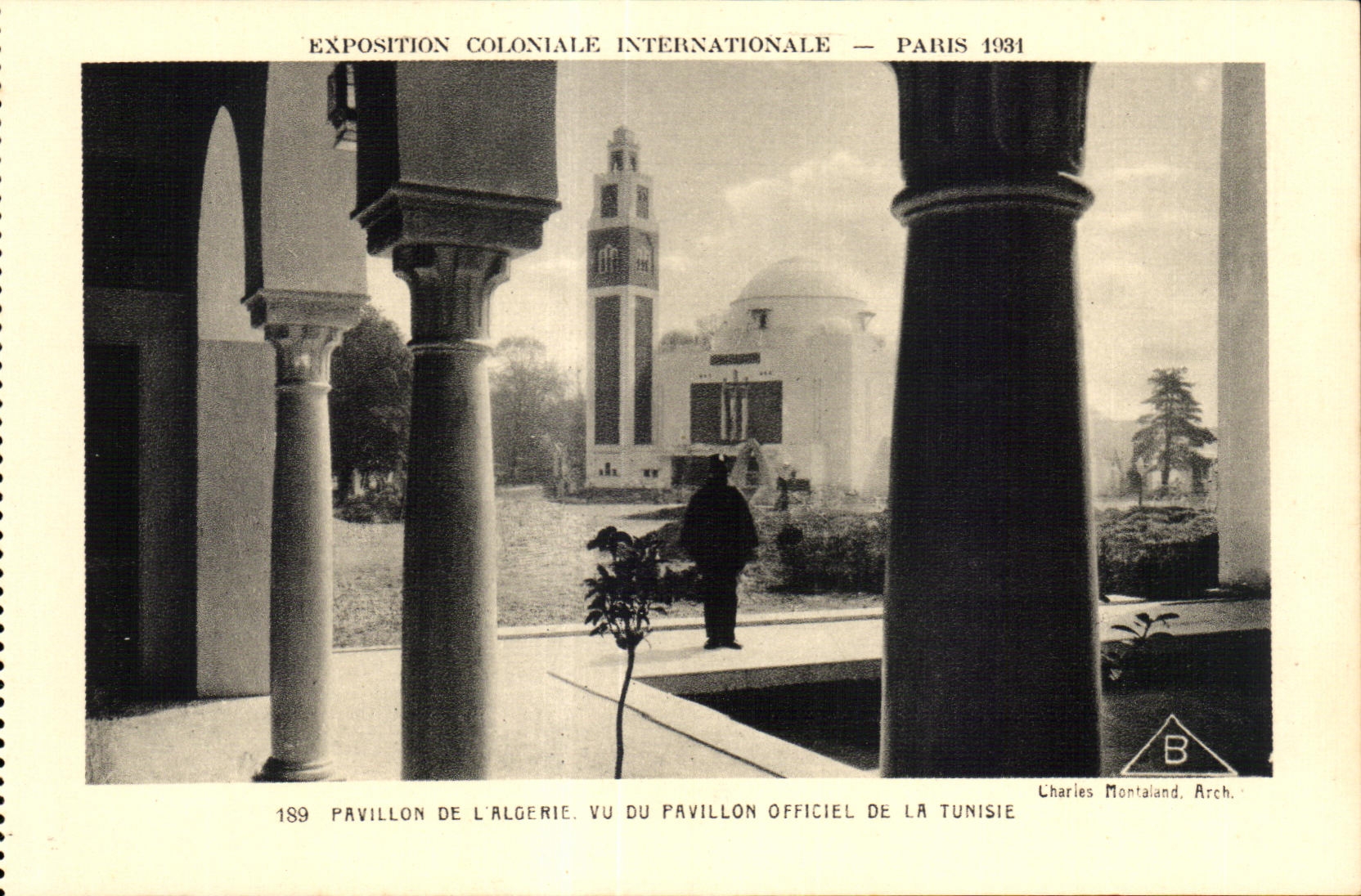CPA Exposition coloniale Internationale Paris 1931 Pavillon De L Algerie Vu Du Pavillon Officiel De La Tunisie