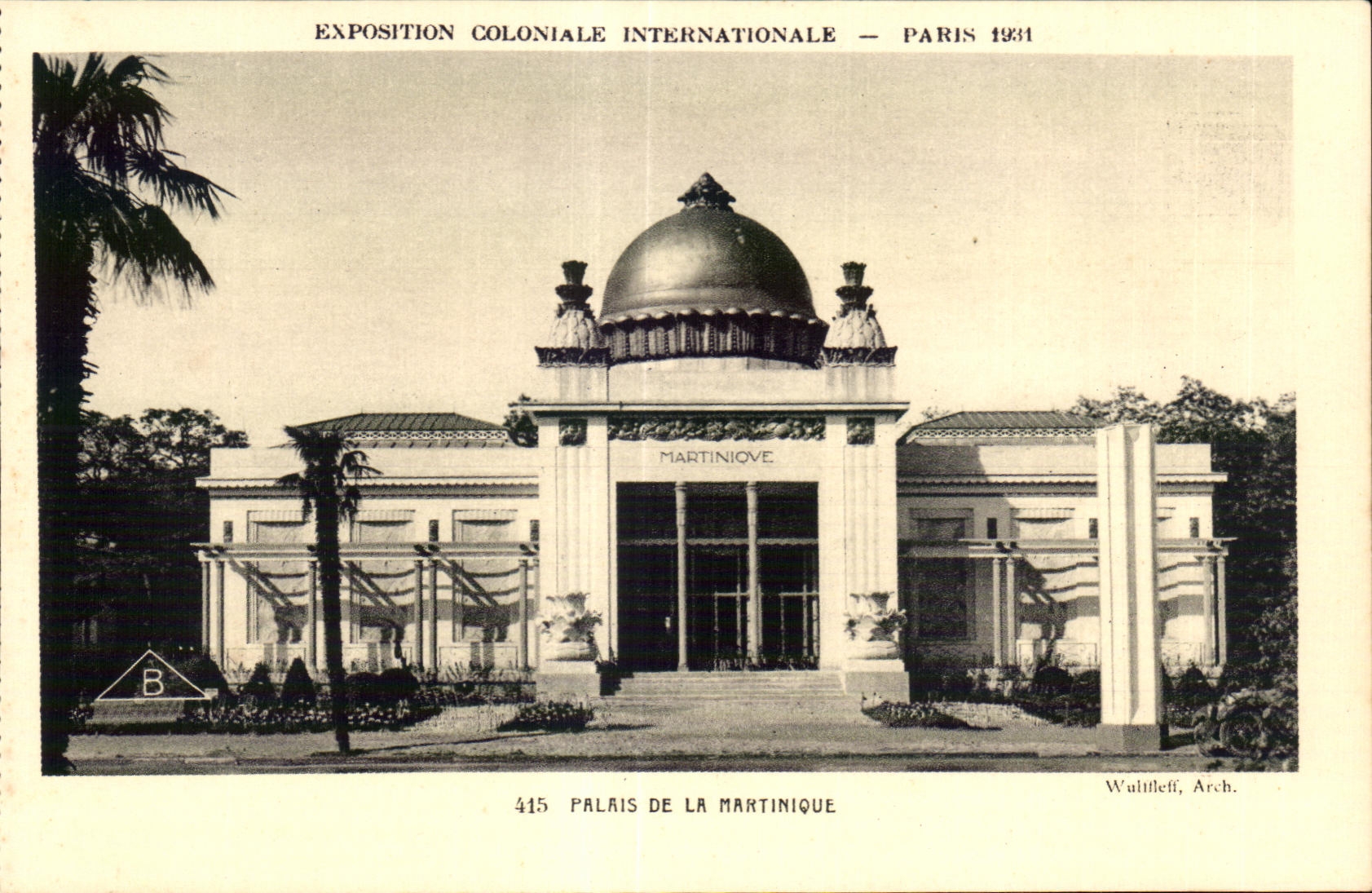 CPA Exposition coloniale Internationale Paris 1931 Palais De La Martinique
