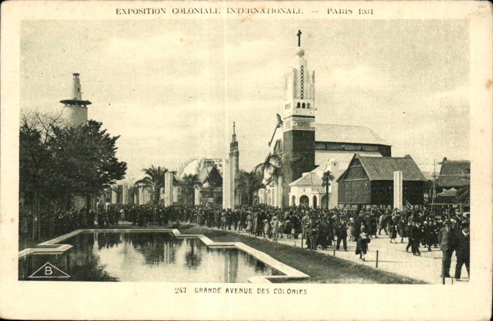 CPA Exposition coloniale Internationale Paris 1931 Grande Avenue Des Colonies