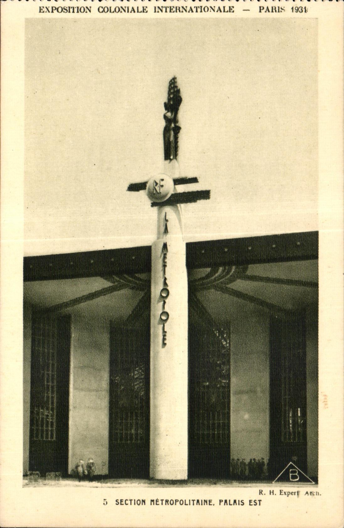 CPA Exposition coloniale Internationale Paris 1931 Section Metropolitaine Palais Est