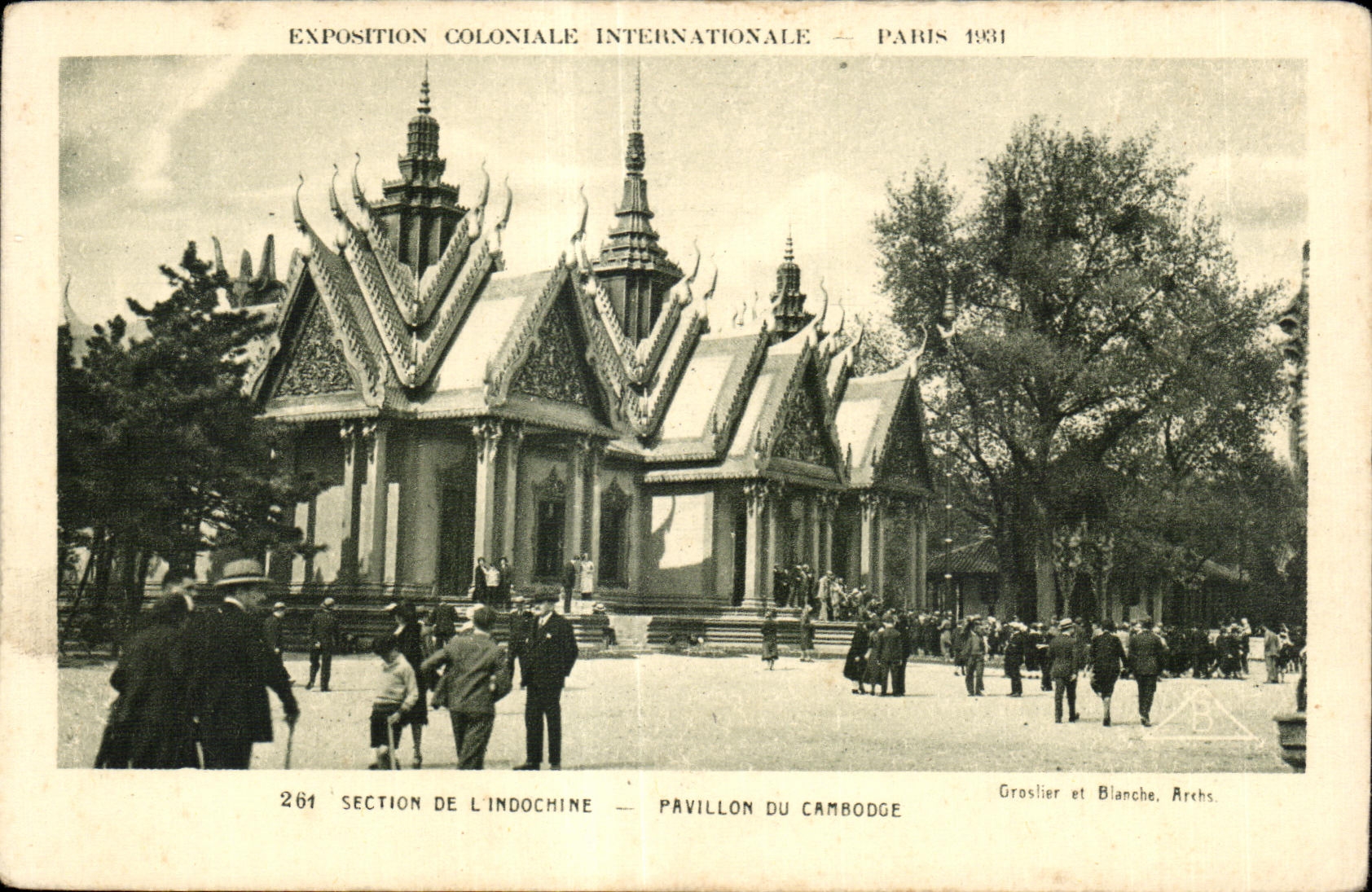 CPA Exposition coloniale Internationale Paris 1931 Section De L Indochine Pavillon Du Cambodge