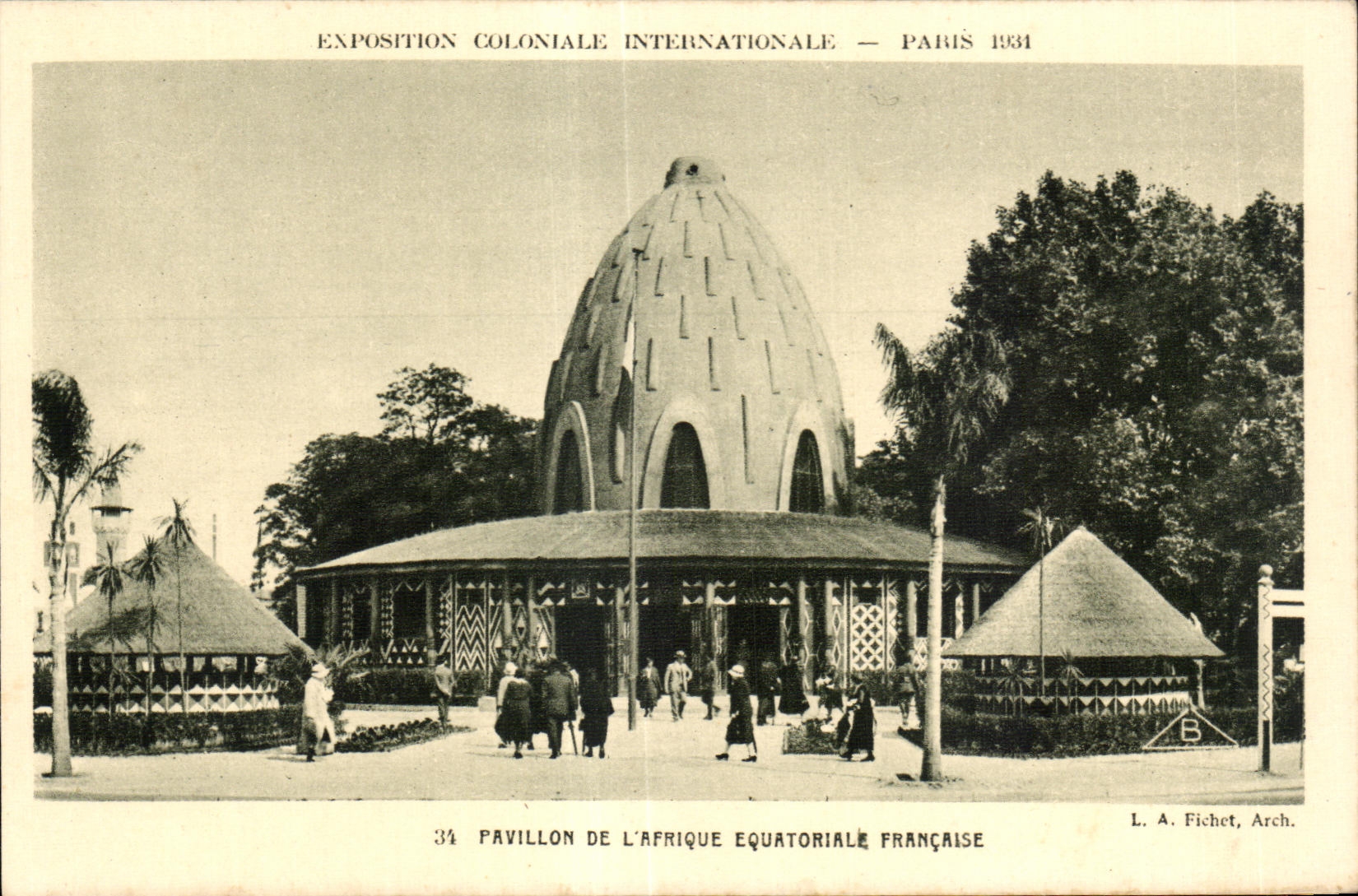 CPA Exposition coloniale Internationale Paris 1931 Pavillon De L Afrique Equatoriale Francaise