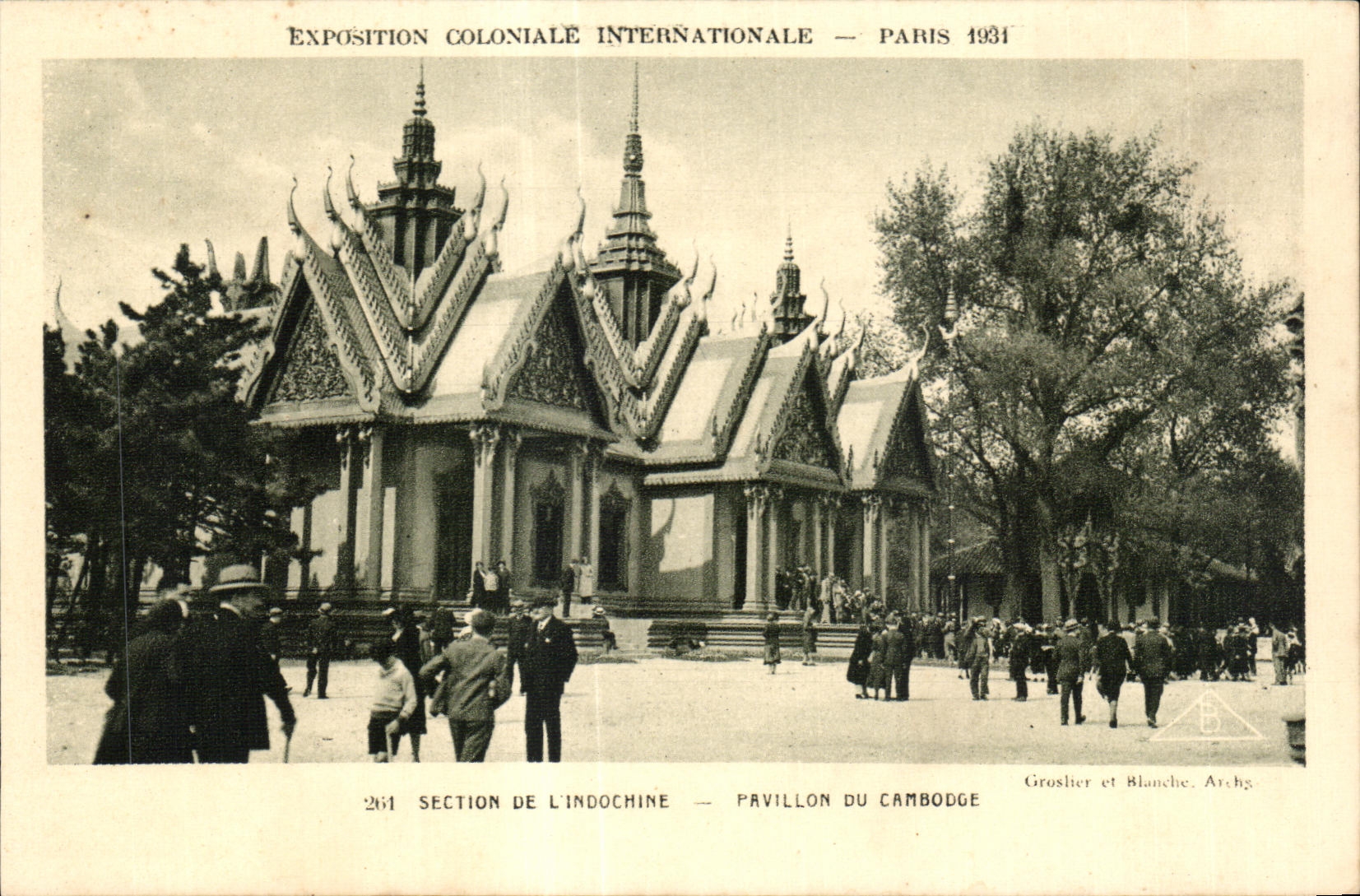 CPA Exposition coloniale Internationale Paris 1931 Pavillon De L Indochine Pavillon Du Cambodge