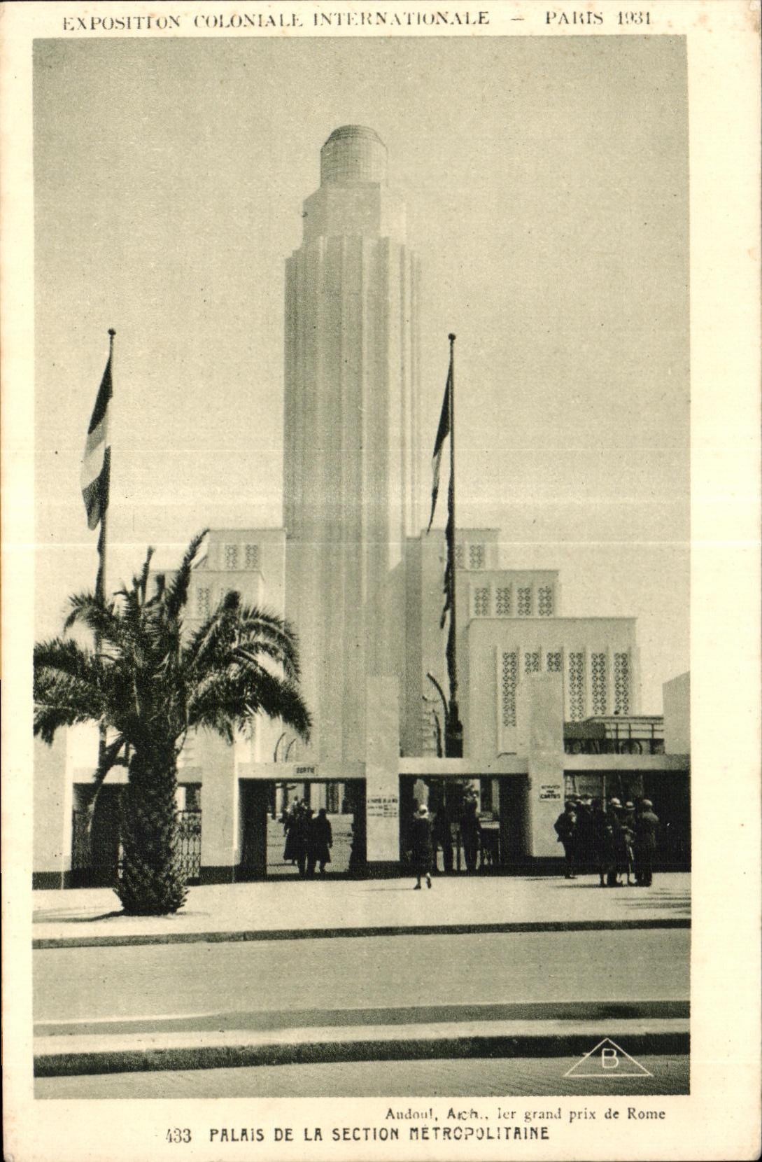 CPA Exposition coloniale internationale Paris 1931 Palais De La Section Metropolitaine