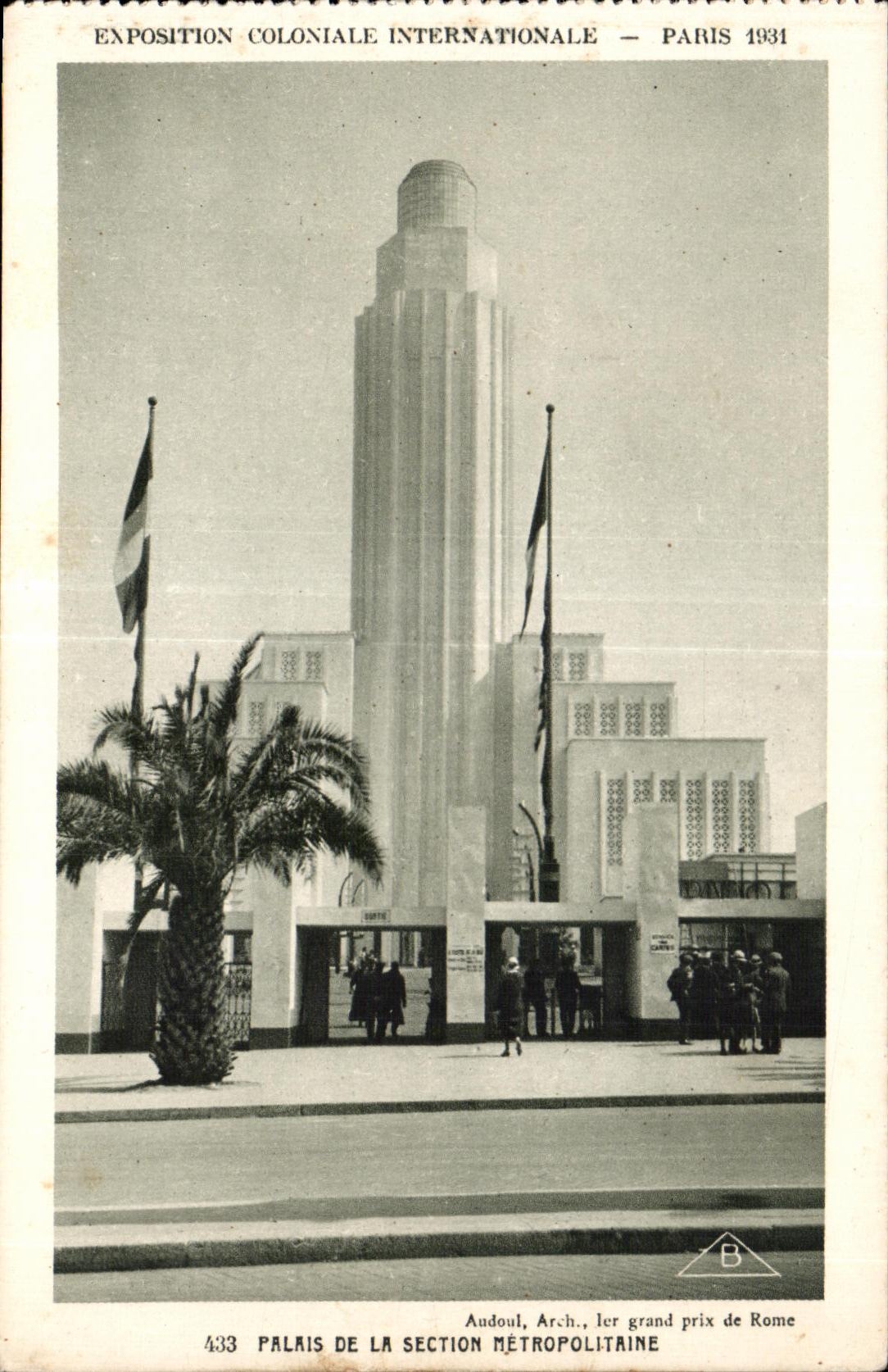 CPA Exposition coloniale internationale Paris 1931 Palais De La Section Metropolitaine