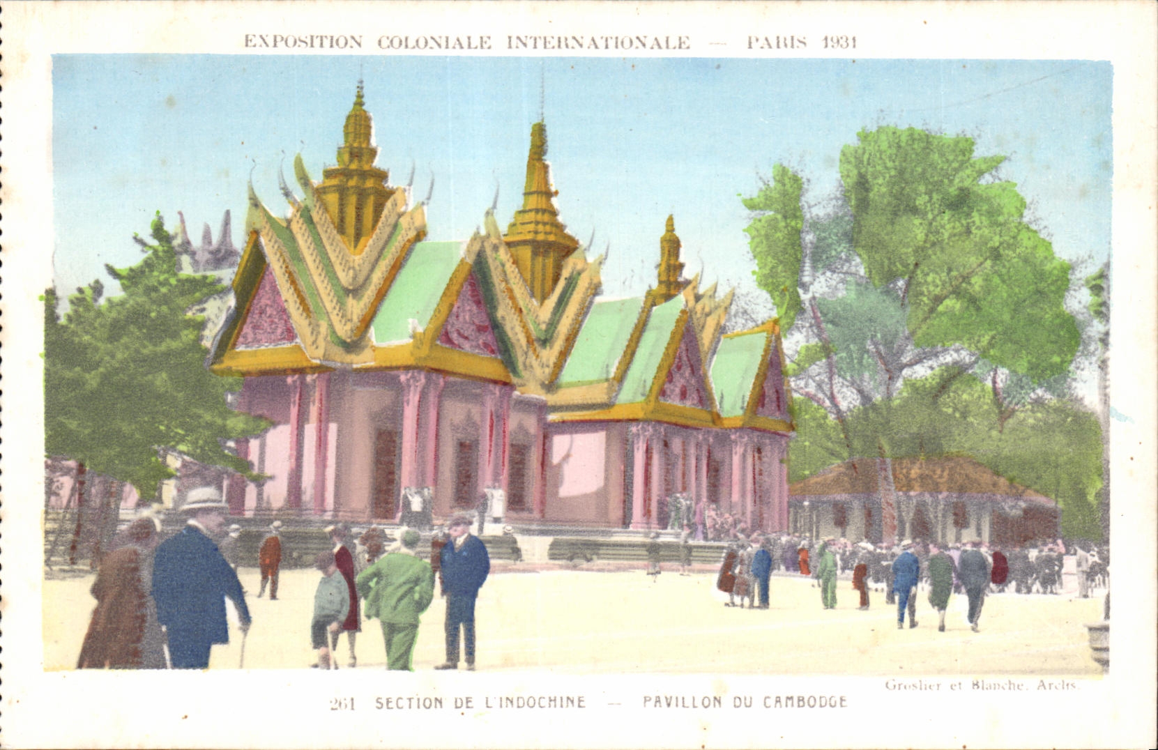 CPA Exposition coloniale internationale Paris 1931 Section De L indochine Pavillon Du Cambodge