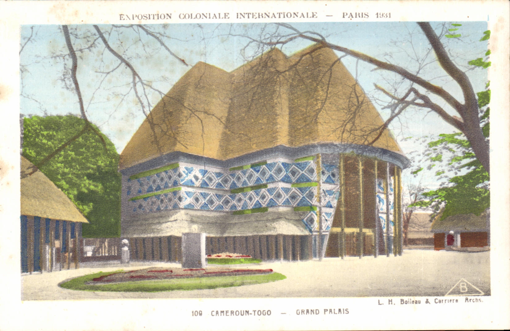 CPA Exposition coloniale internationale Paris 1931 Cameroun Togo Grand Palais