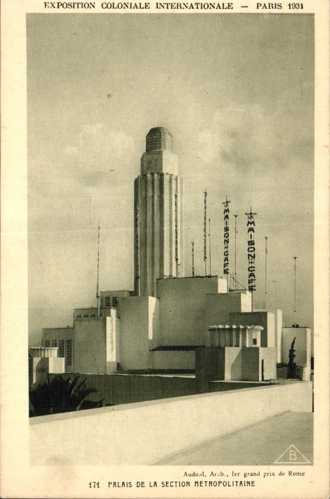 CPA Exposition Coloniale Internationale Paris 1931 Palais De La Section Metropolitaine