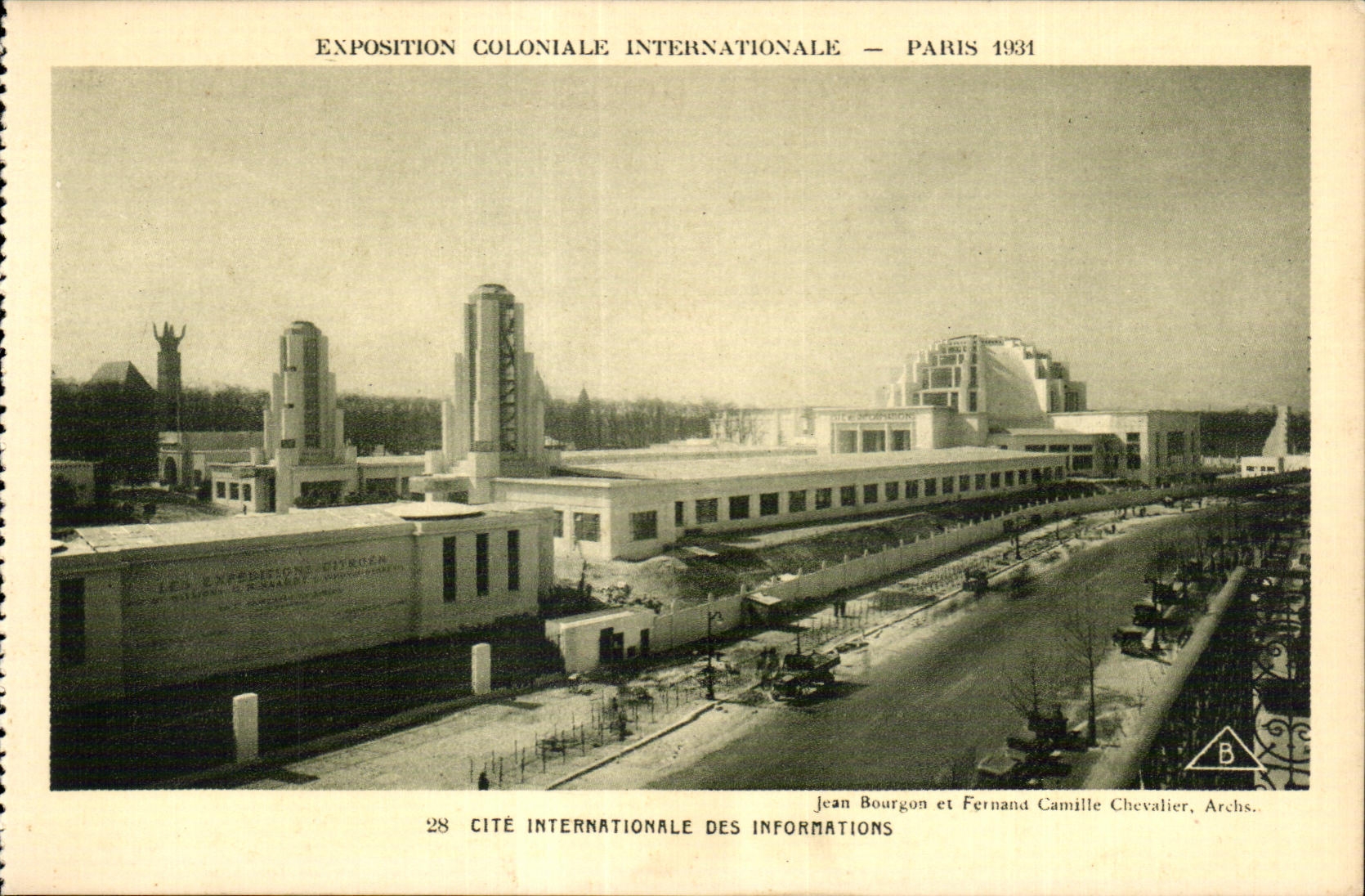 CPA Exposition Coloniale Internationale Paris 1931 Cite Internationale Des Infopmations