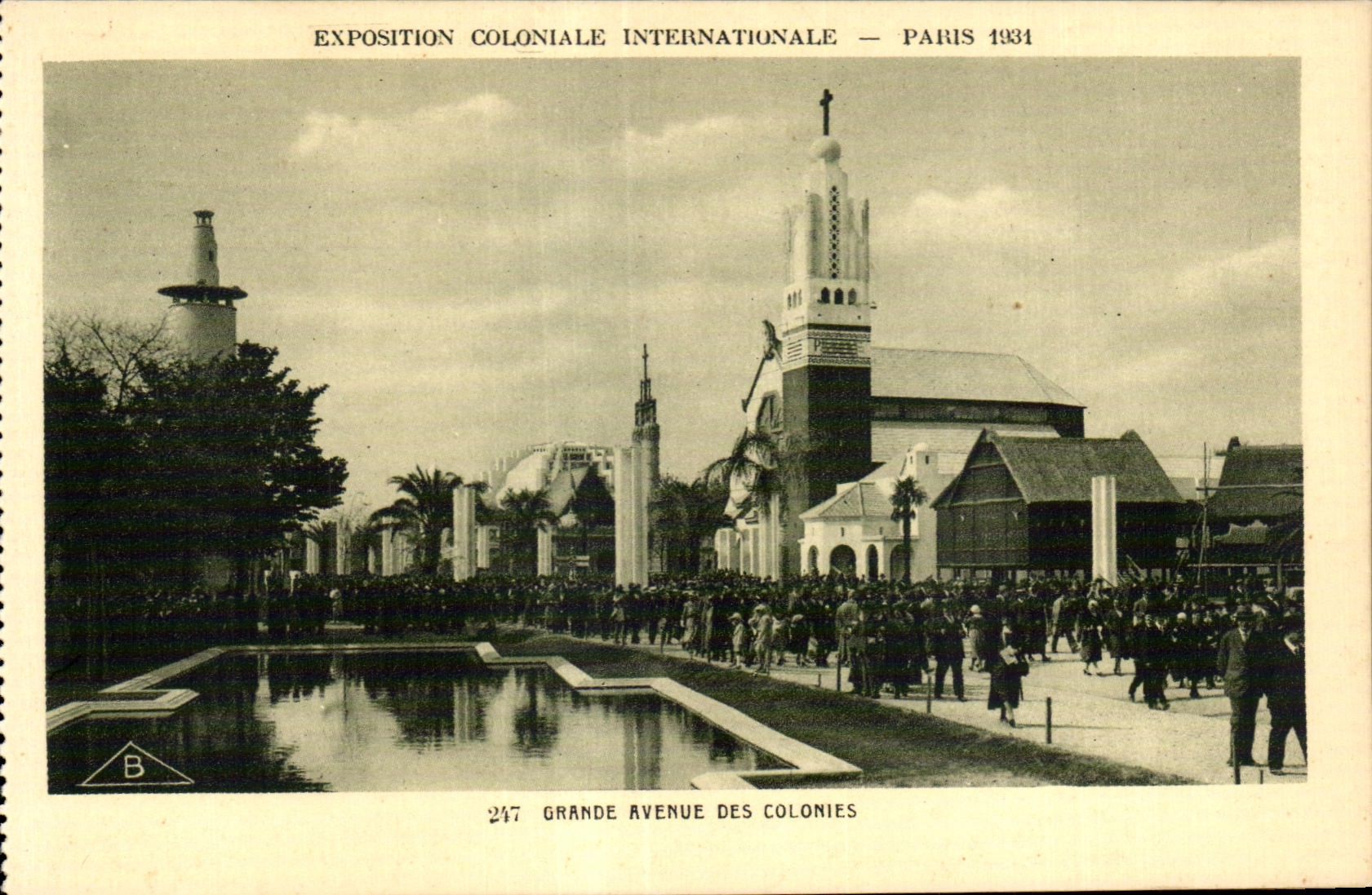 CPA Exposition Coloniale Internationale Paris 1931 Grande Avenue Des Colonies