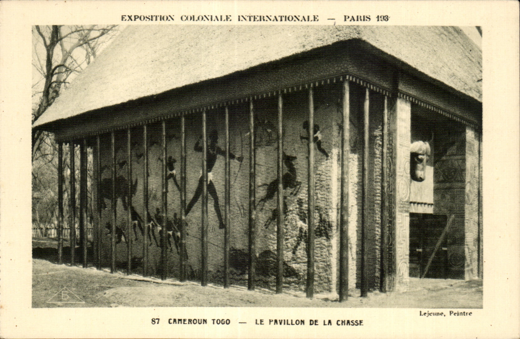 CPA Exposition Coloniale Internationale Paris 1931 Cameroun Tooo Le Pavillon De La Chasse