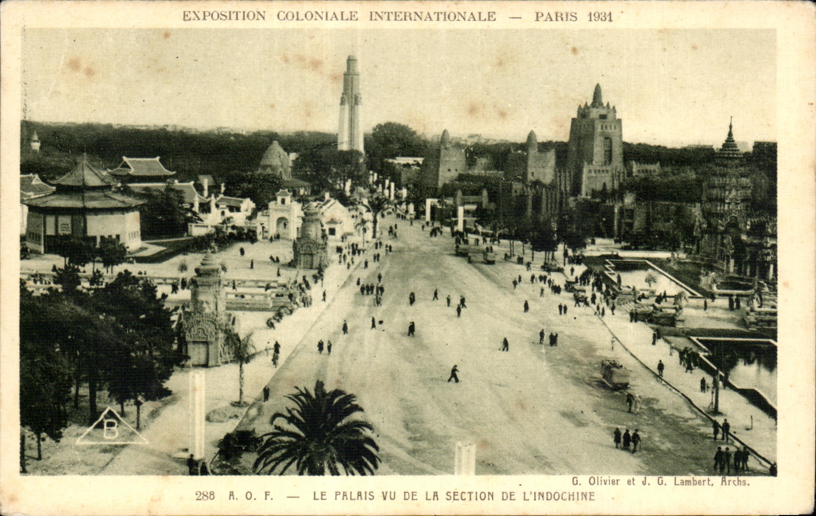 CPA Exposition Coloniale Internationale Paris 1931 Le Palais Vu De La Section De L Indochine