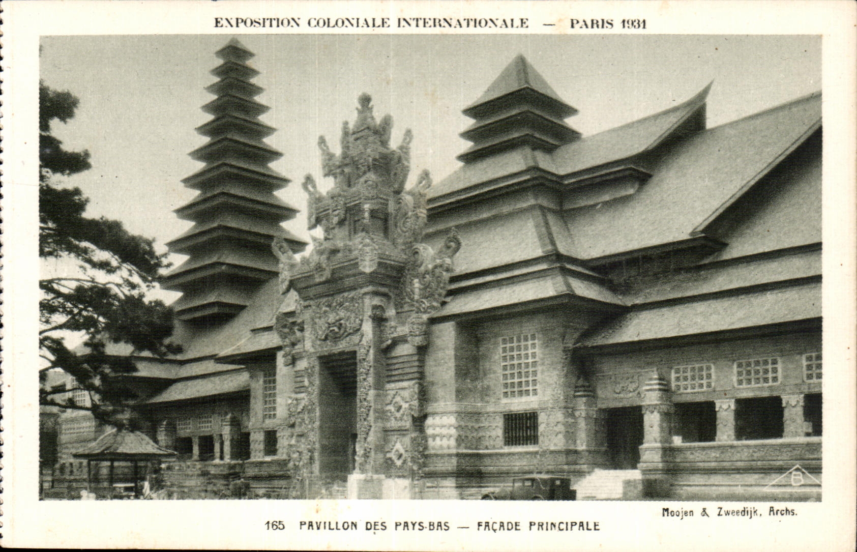 CPA Exposition coloniale internationale Paris 1931 Pavillon Des Paye Bas Facade Principale