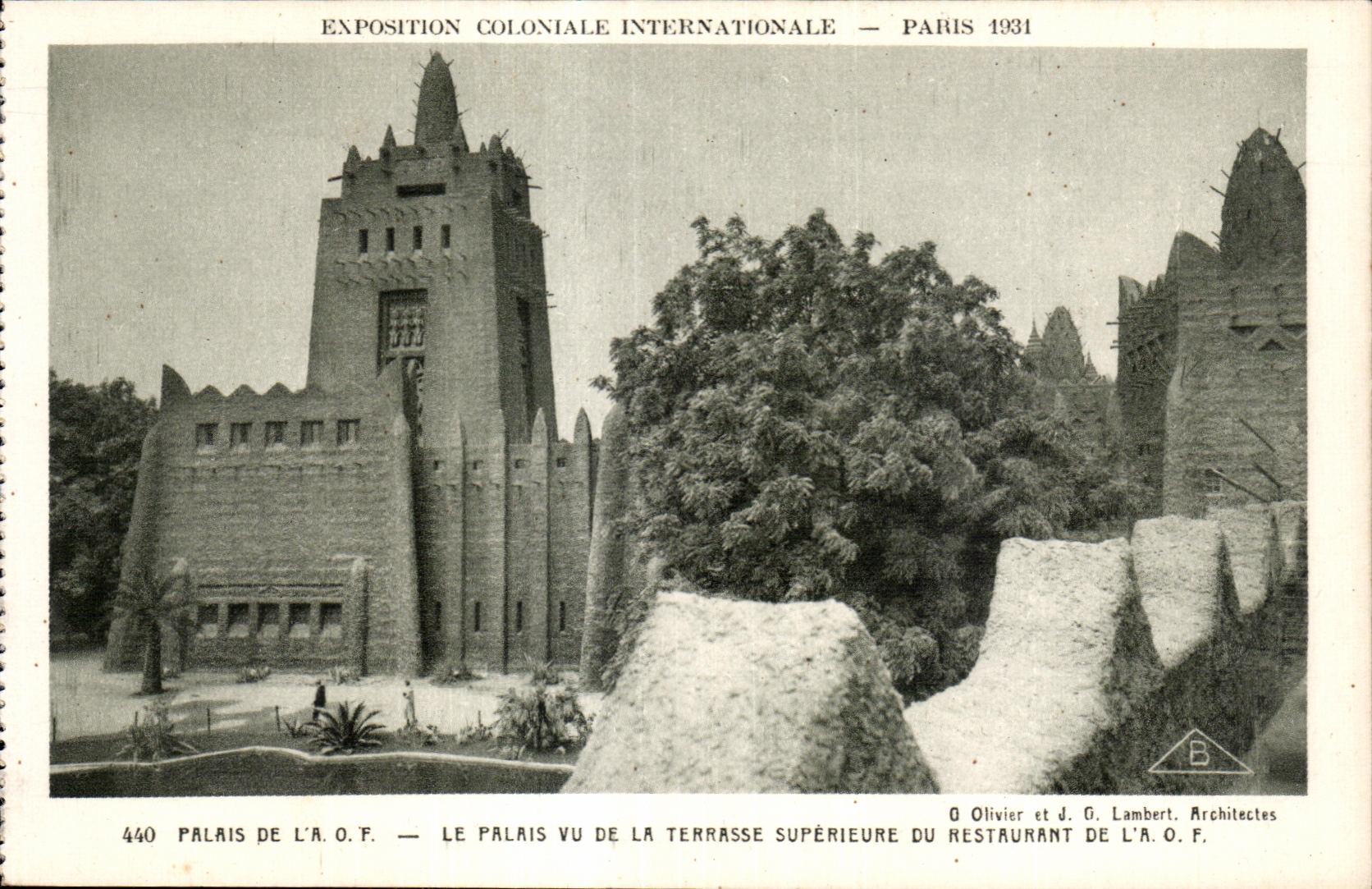 CPA Exposition coloniale internationale Paris 1931 palais De La Le Palais Vu De La Terrasse Superieure Du Restaurant De La