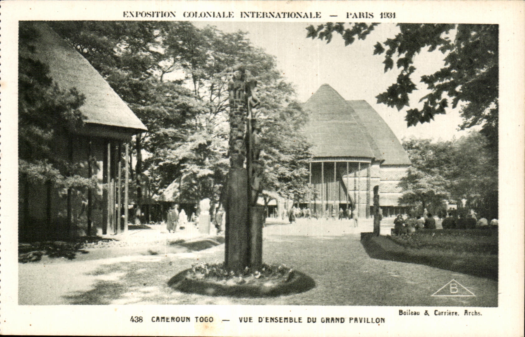 CPA Exposition coloniale internationale Paris 1931 Cameroun Togo Vue D Ensemble Du Grand Pavillon