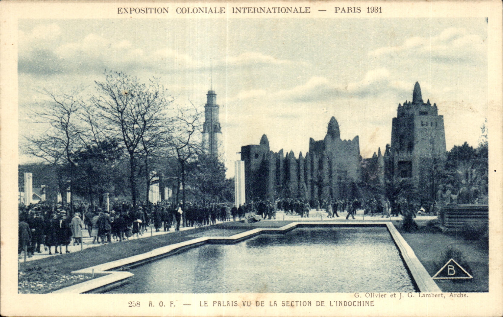 CPA Exposition coloniale internationale Paris 1931 La Palais vu de la Section De L Indochine