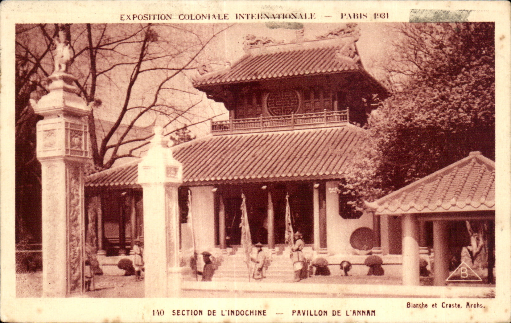 CPA Exposition coloniale internationale Paris 1931 Section De L Indochine Pavillon De L Annar