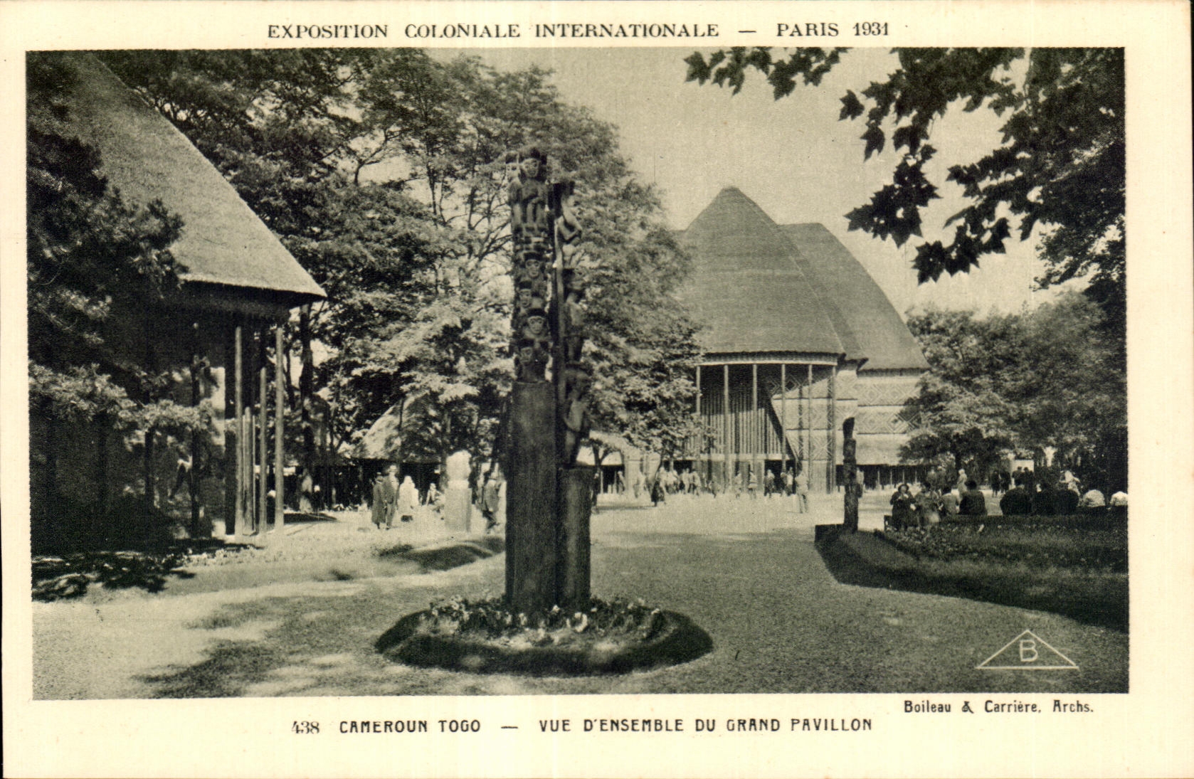 CPA Exposition coloniale internationale Paris 1931 Cameroun Togo Vue D Ensemble Du Grand Pavillon
