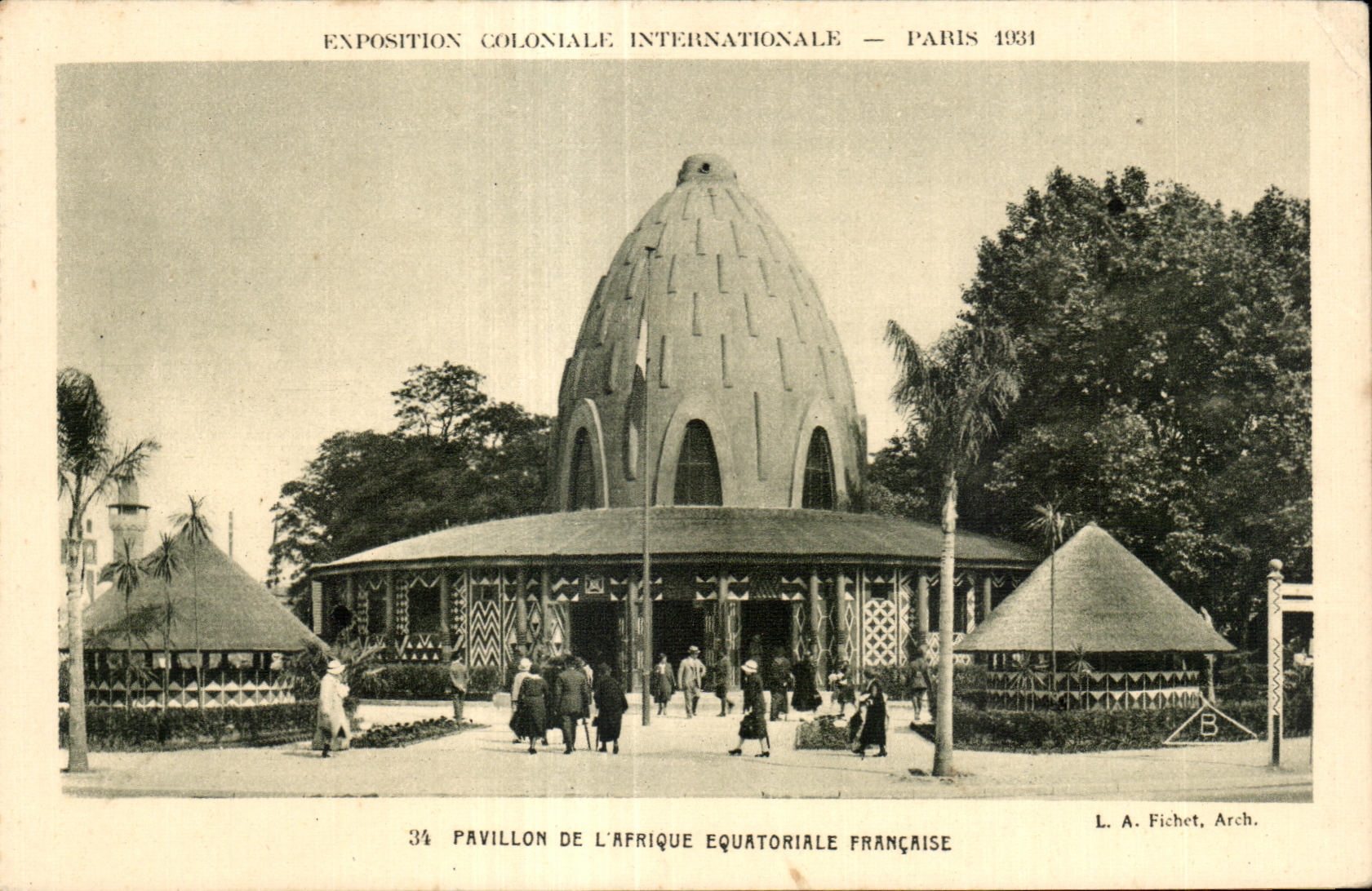 CPA Exposition coloniale internationale Paris 1931 pavillon De L Afrique Equatoriale Francaise