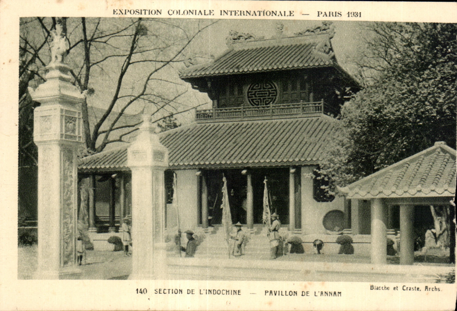CPA Exposition coloniale internationale Paris 1931 Section De L Indochine Pavillon De L Annam