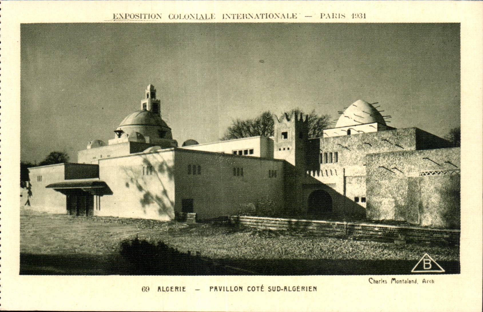 CPA Exposition coloniale internationale Paris 1931 Aloerie Pavillon Cote Sud Algerien
