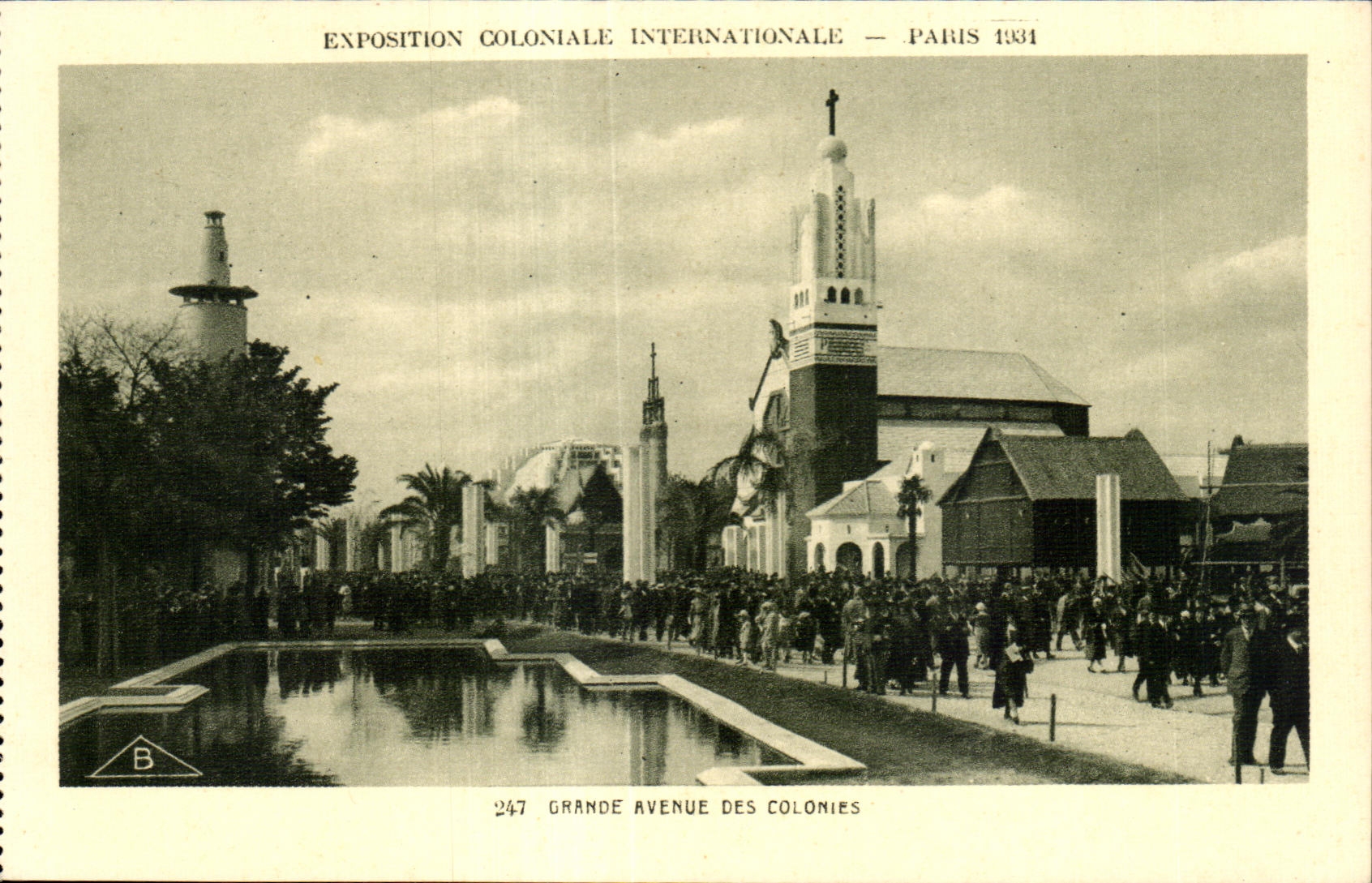 CPA Exposition coloniale internationale Paris 1931 Grande Avenue Des Colonies