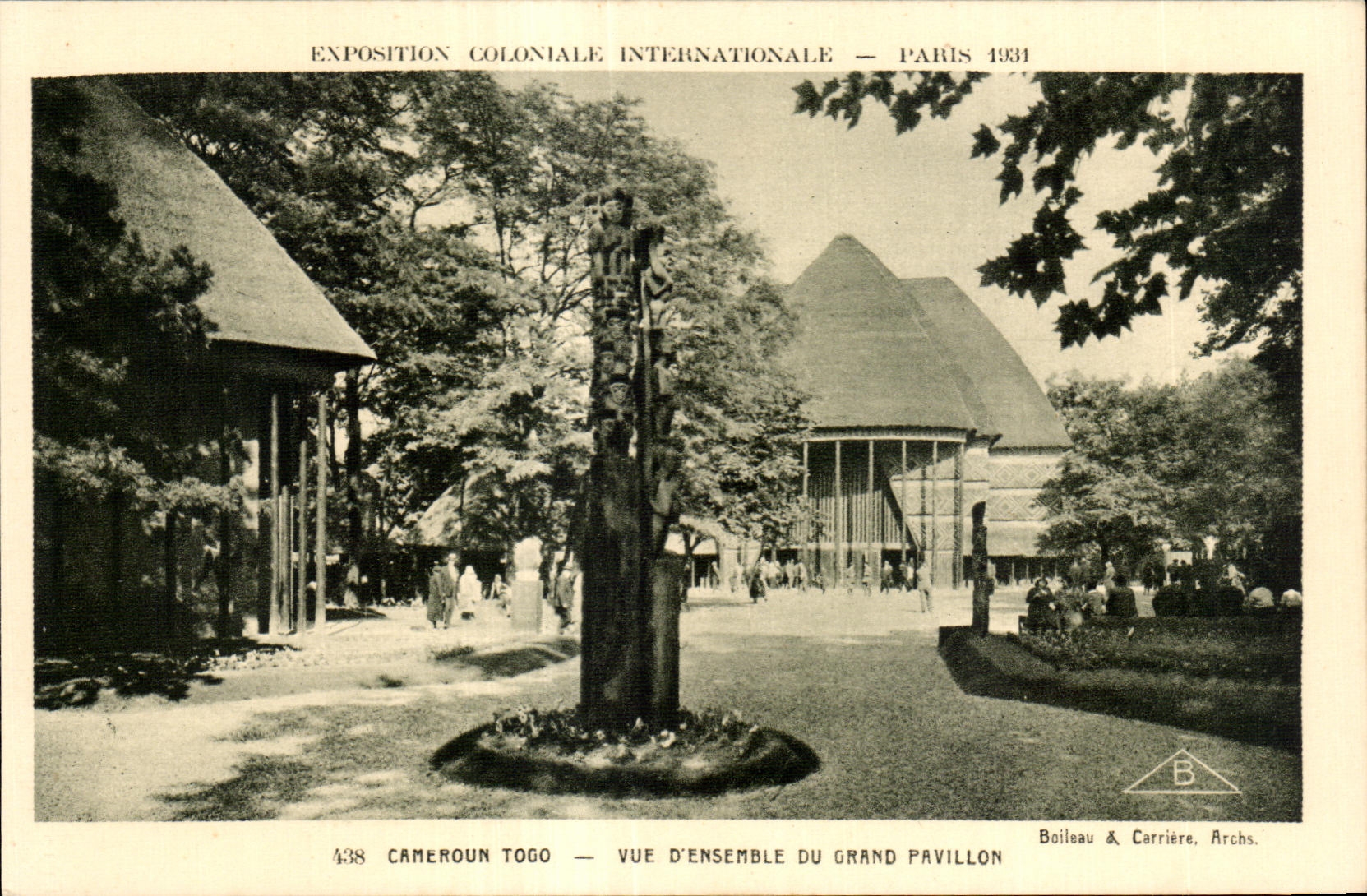 CPA Exposition coloniale internationale Paris 1931 Cameroun Togo Vue D ensemble Du Grand Pavillon
